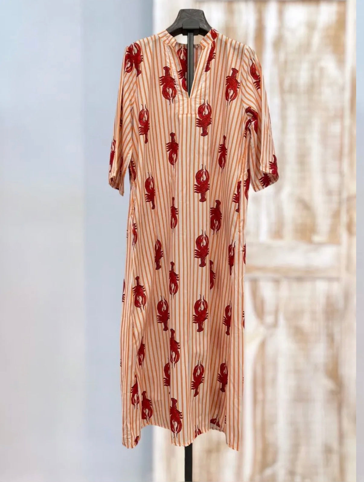 VESTIDO LANGOSTA NARANJA