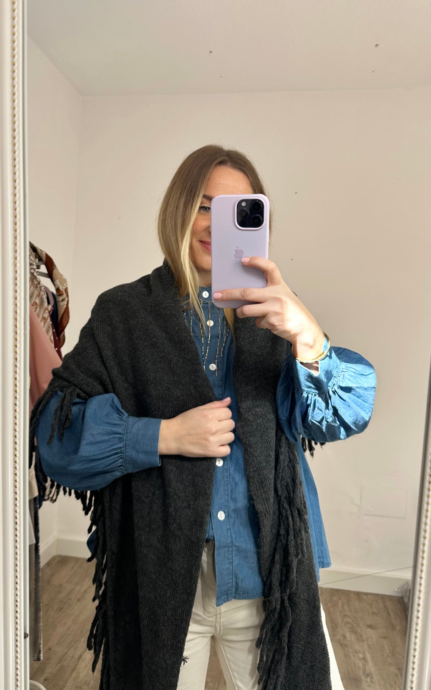 PAÑOLETA GRIS OSCURO