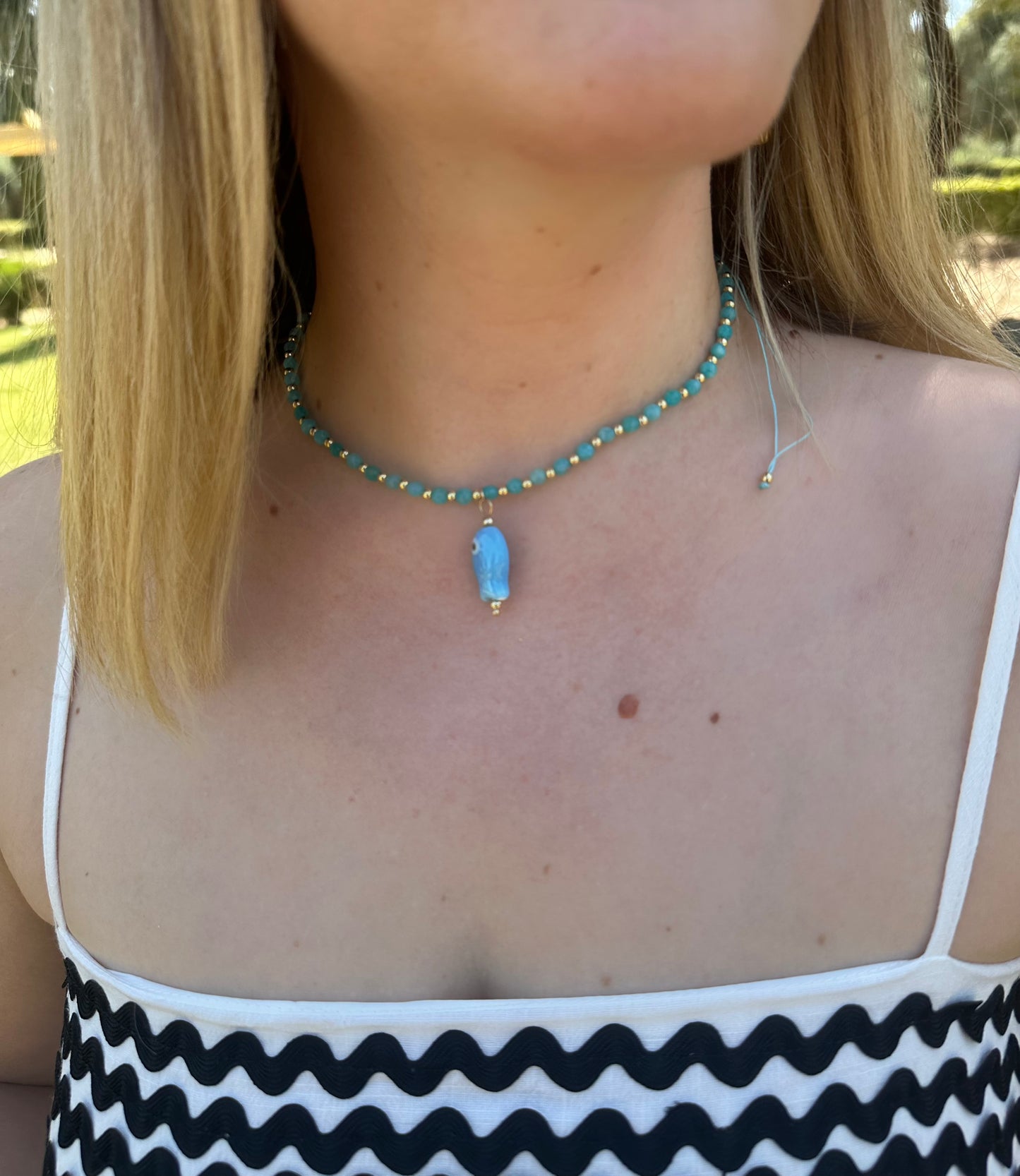 COLLAR PEZ AZUL