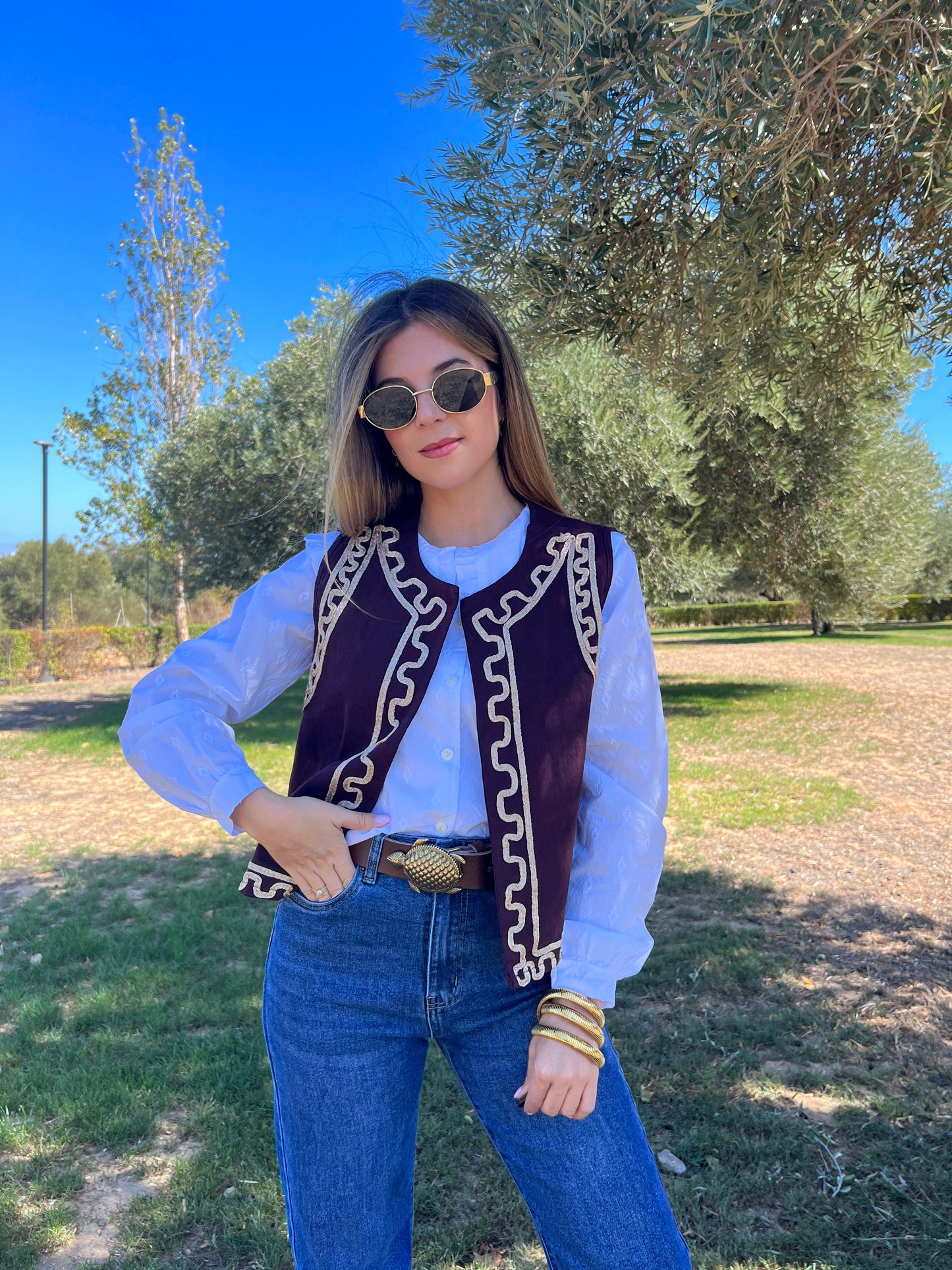 CINTURÓN PIEL TORTUGA