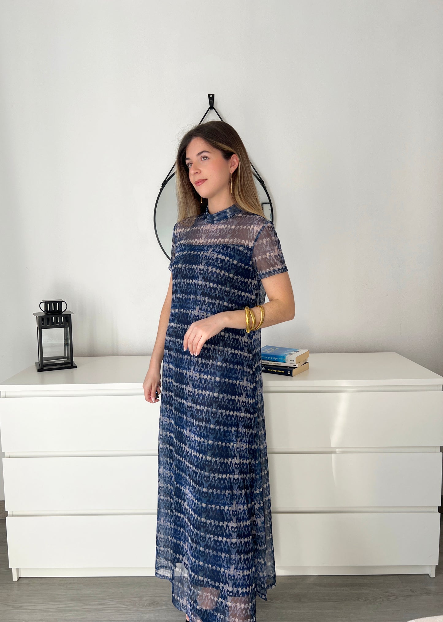 VESTIDO AZUL TUL