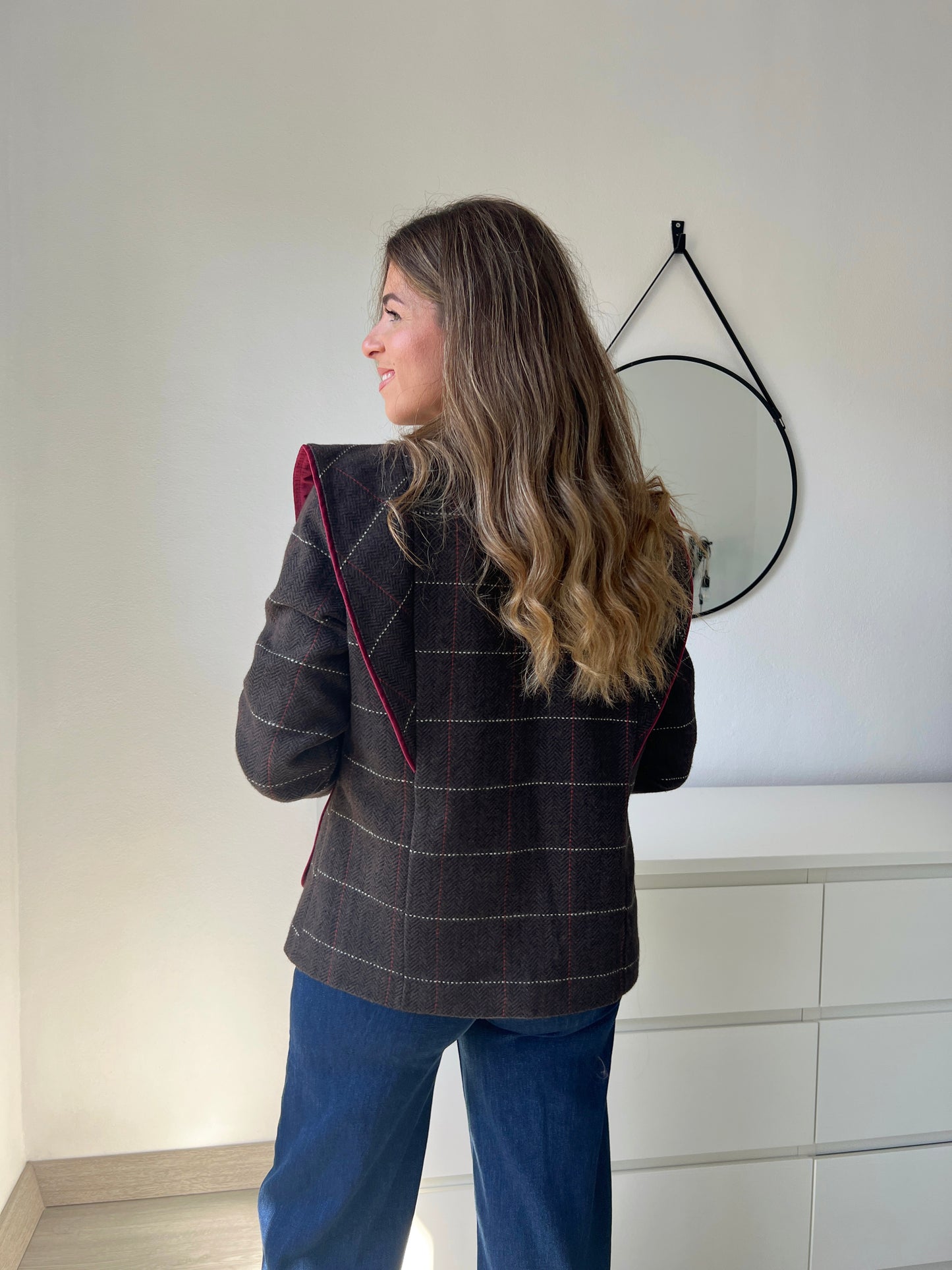 CHAQUETA SOLAPA TERCIOPELO