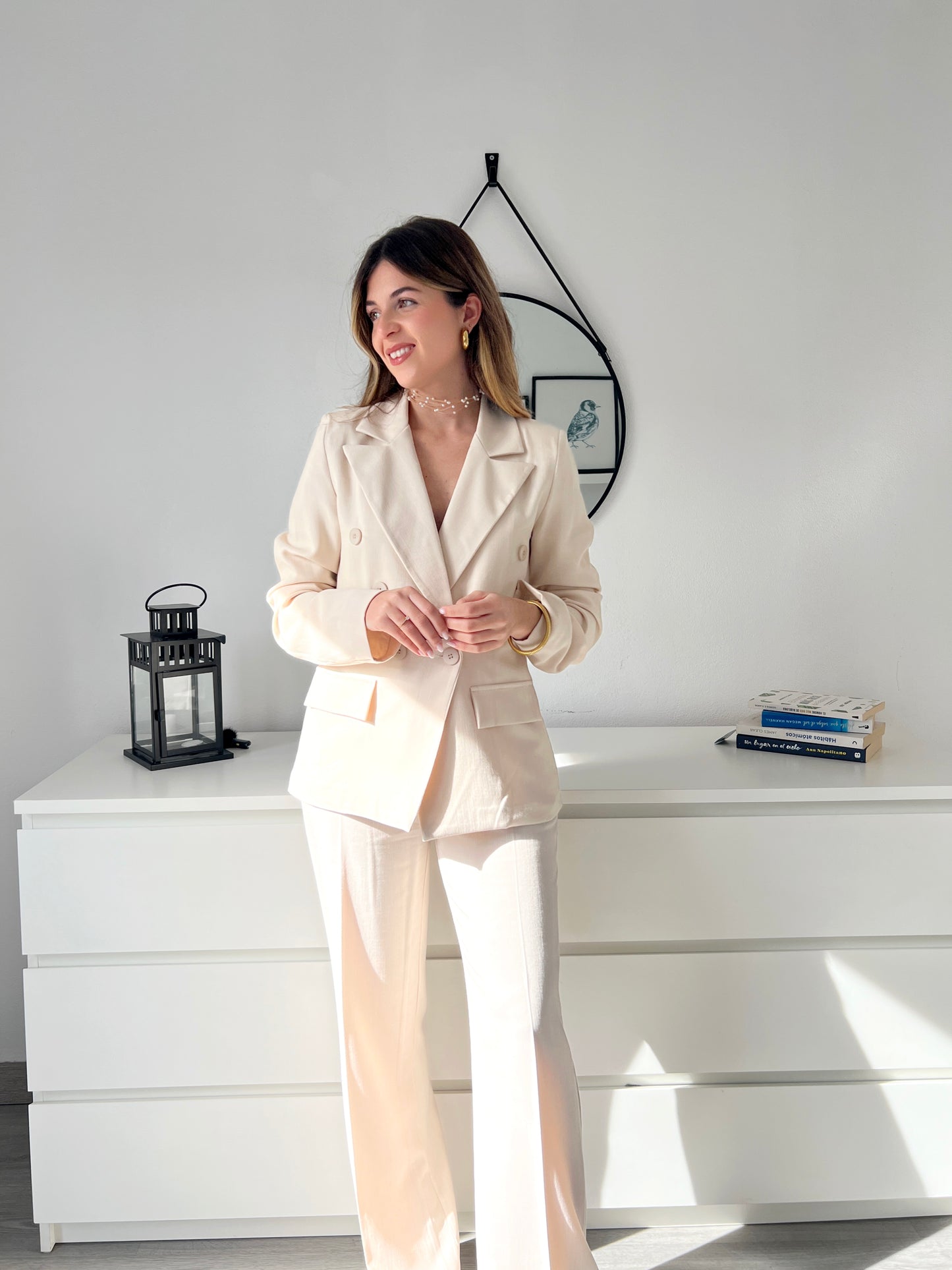 TRAJE COMPLETO BEIGE