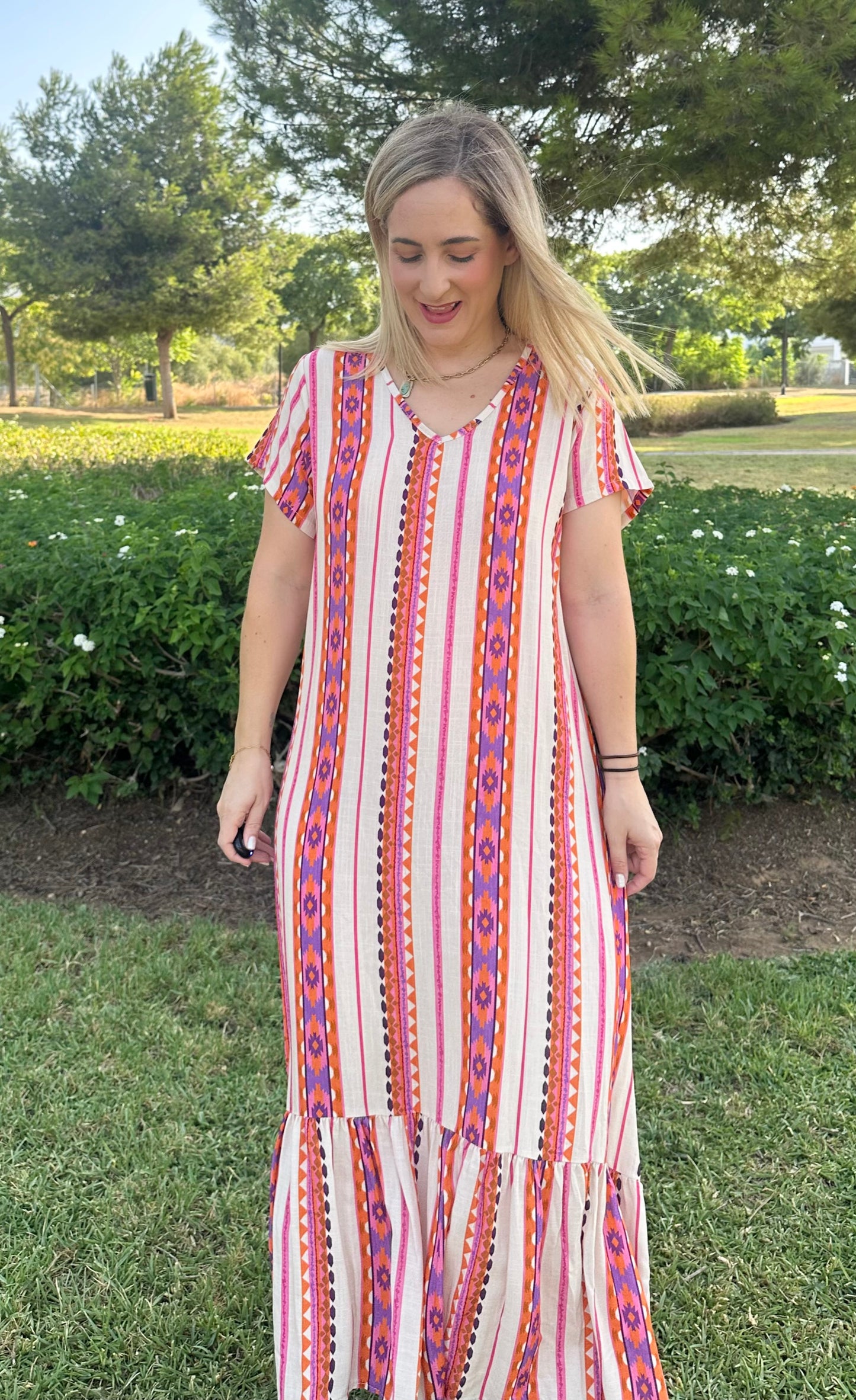 VESTIDO CORAL