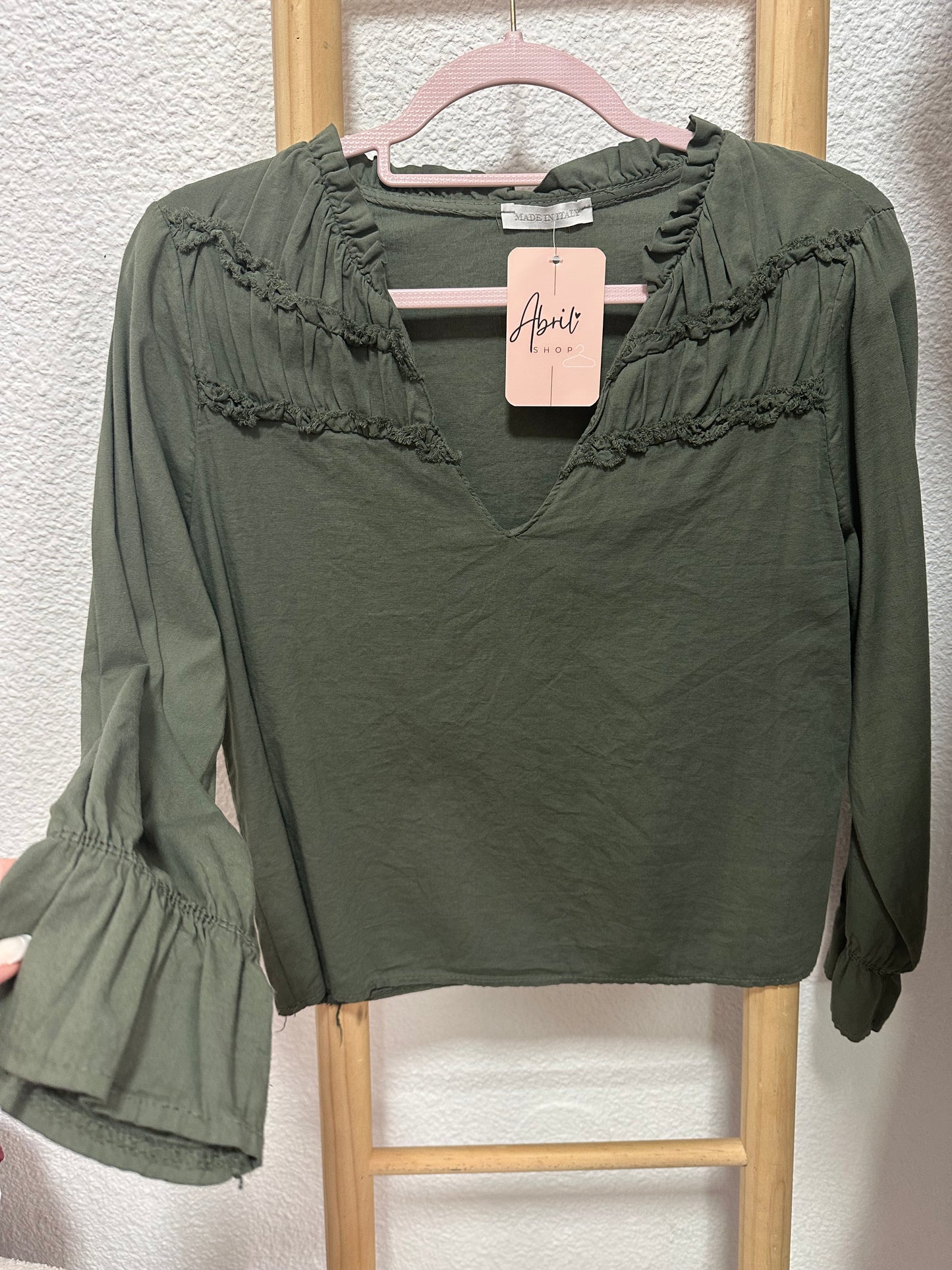 BLUSA VERDE MILITAR