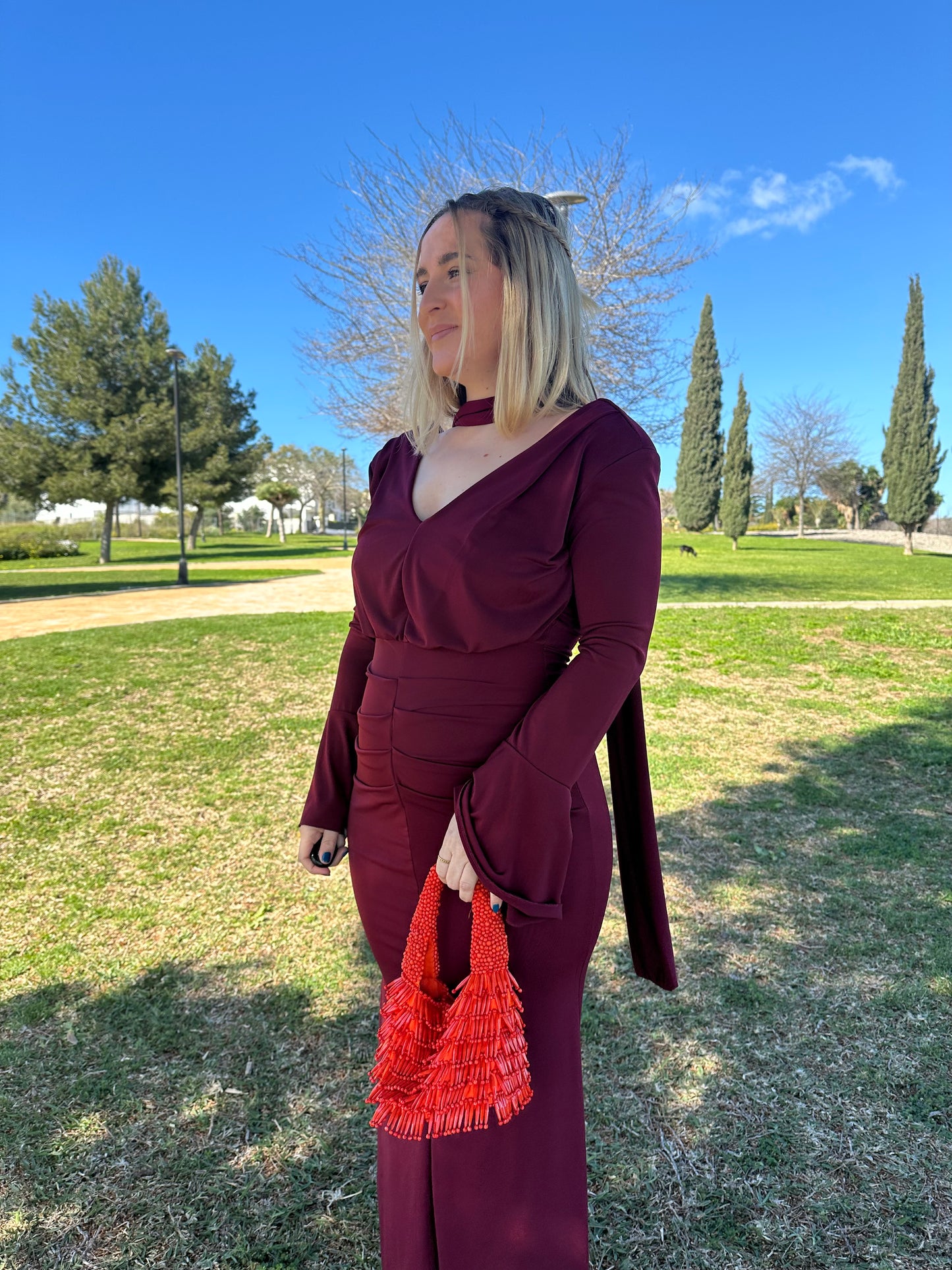 VESTIDO ANÁIS TINTO