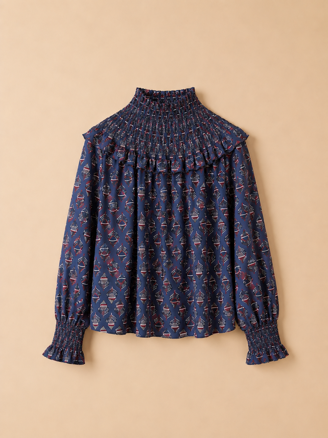 BLUSA ÉTNICA AZUL