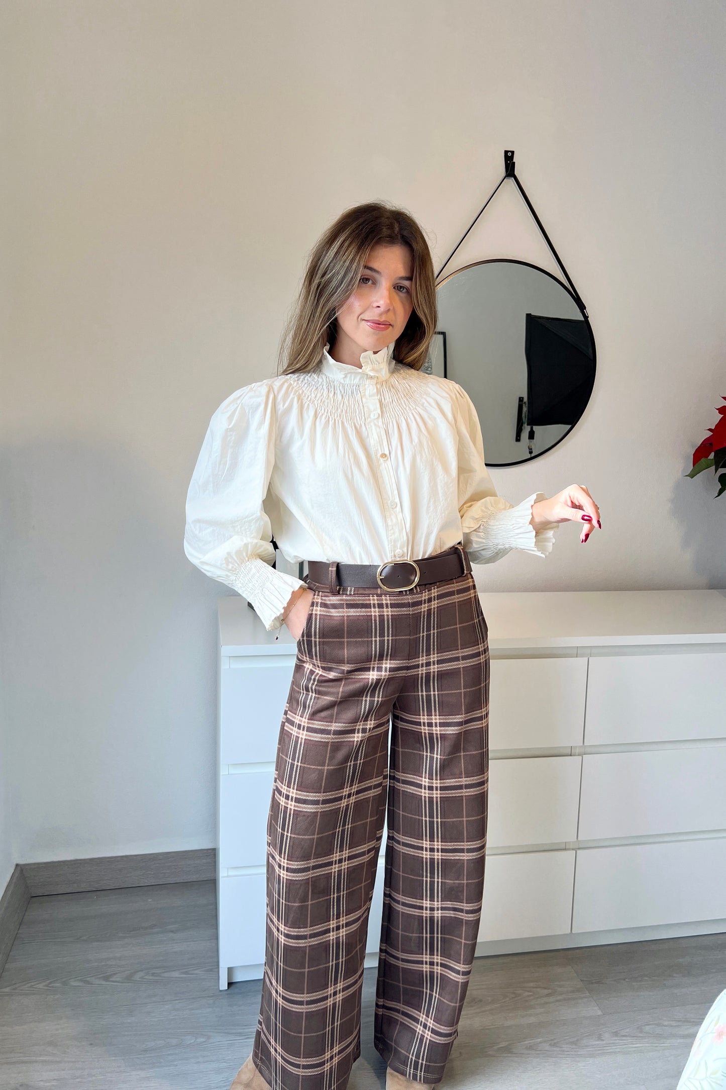 PANTALÓN ANTE MARRÓN