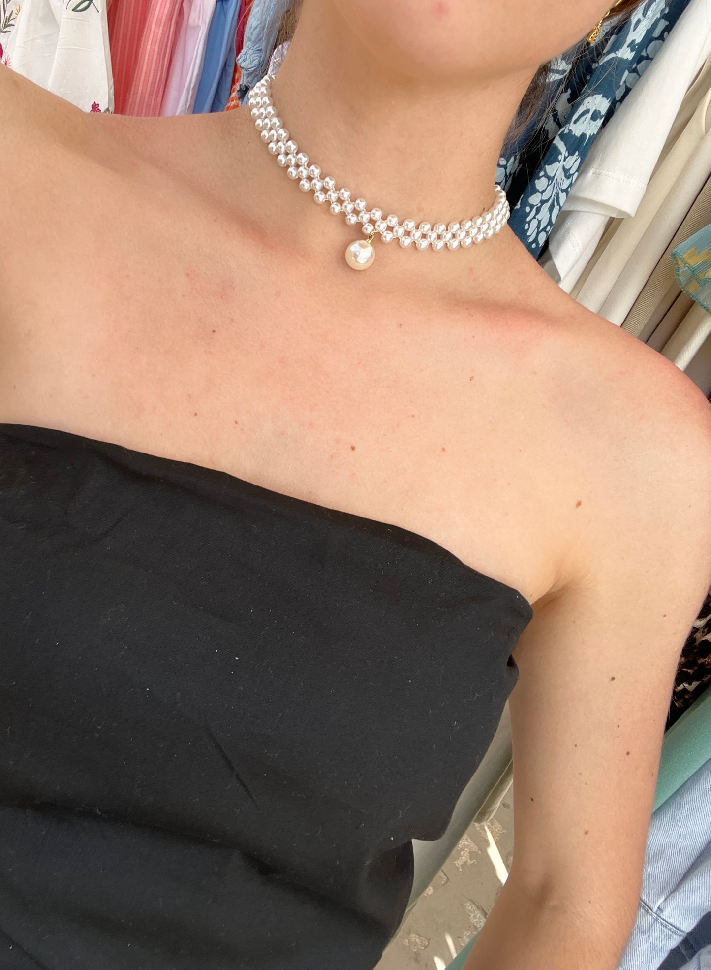 CHOKER PERLAS