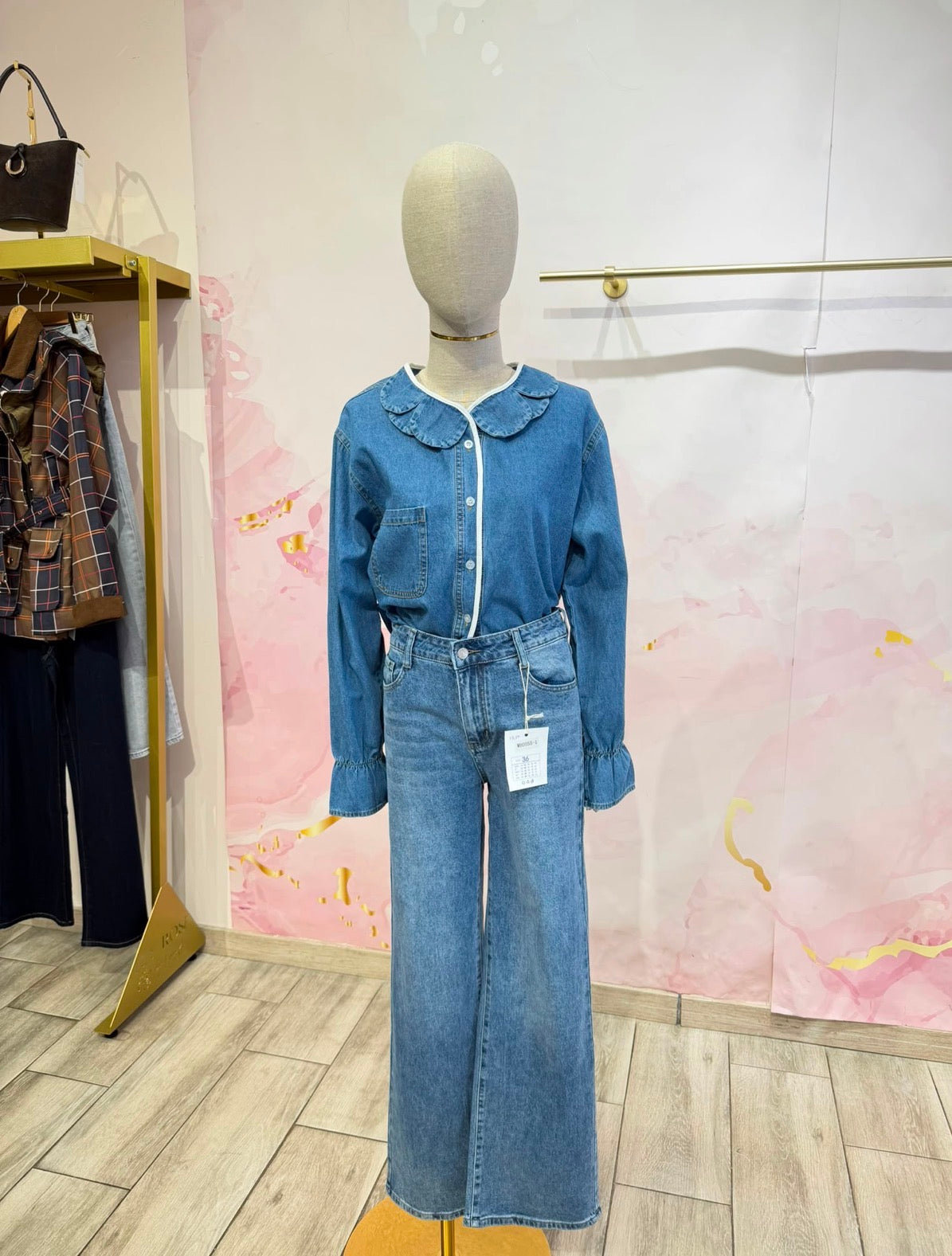 CAMISA DENIM CUELLO
