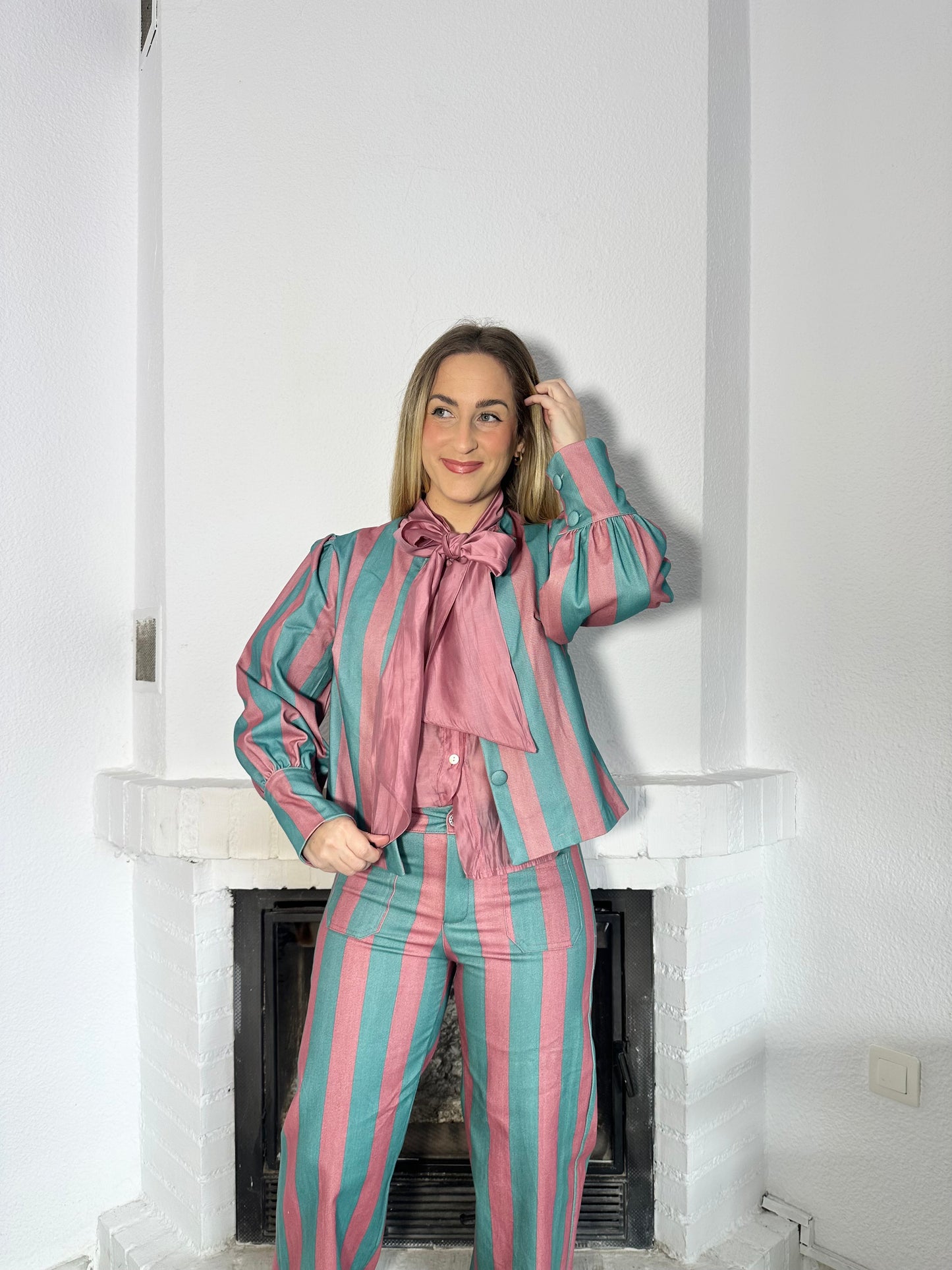 PANTALON RAYAS BICOLOR