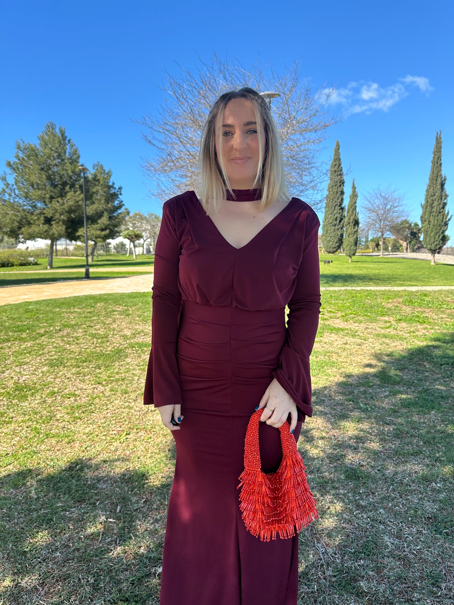 VESTIDO ANÁIS TINTO
