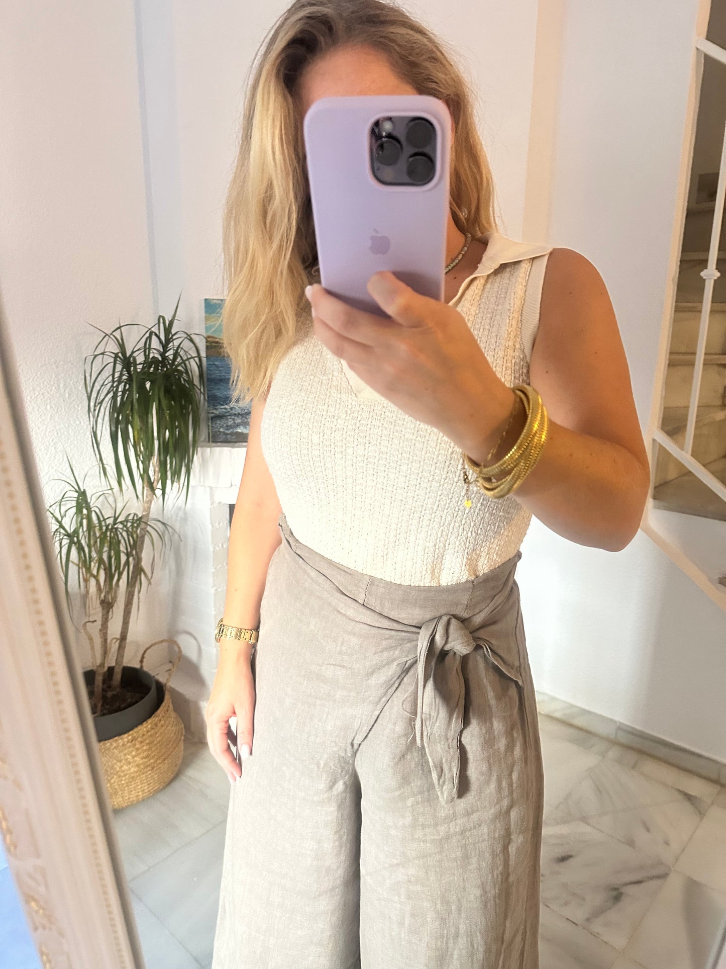 PANTALONES LINO