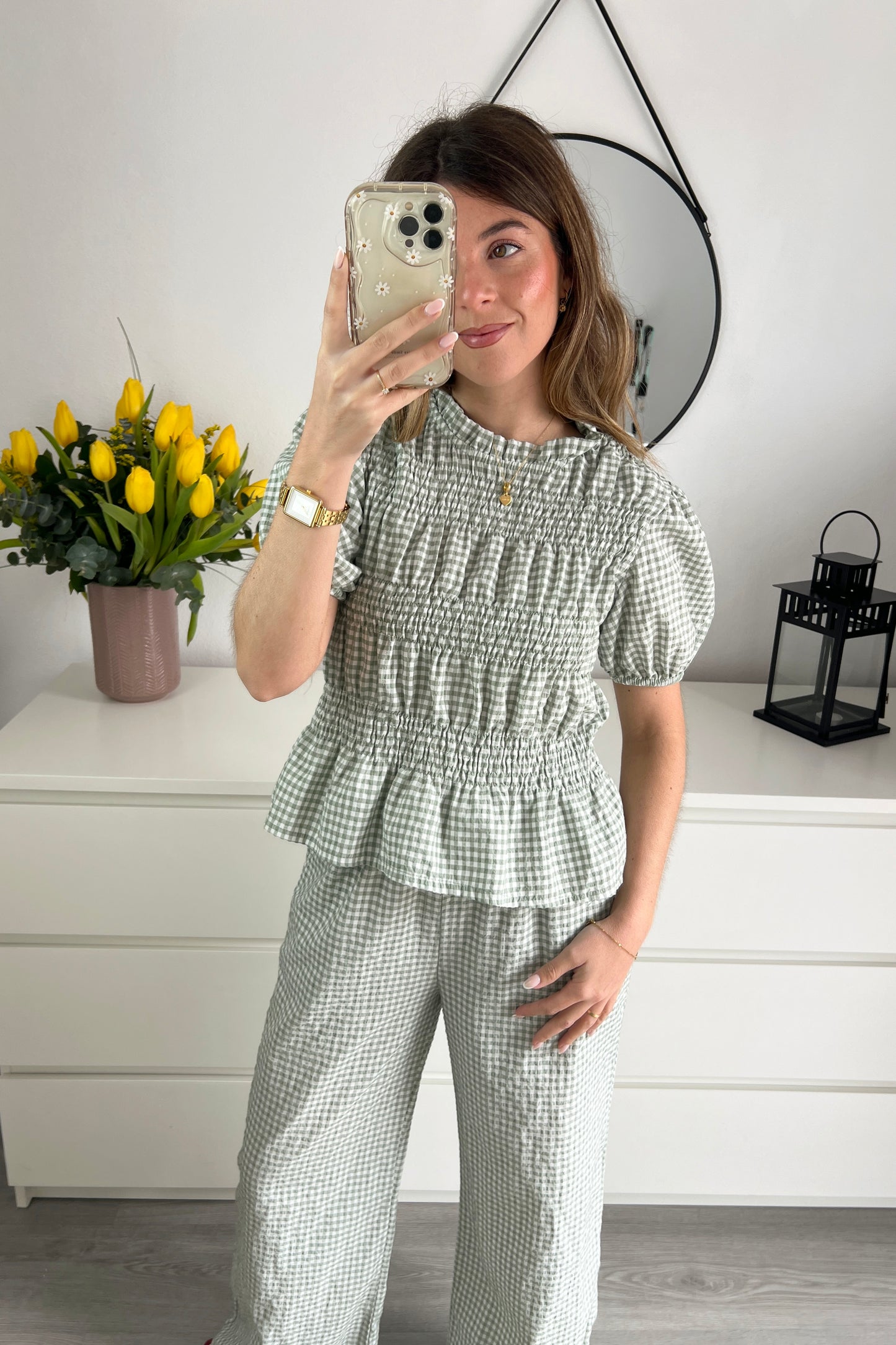 CONJUNTO VICHY VERDE