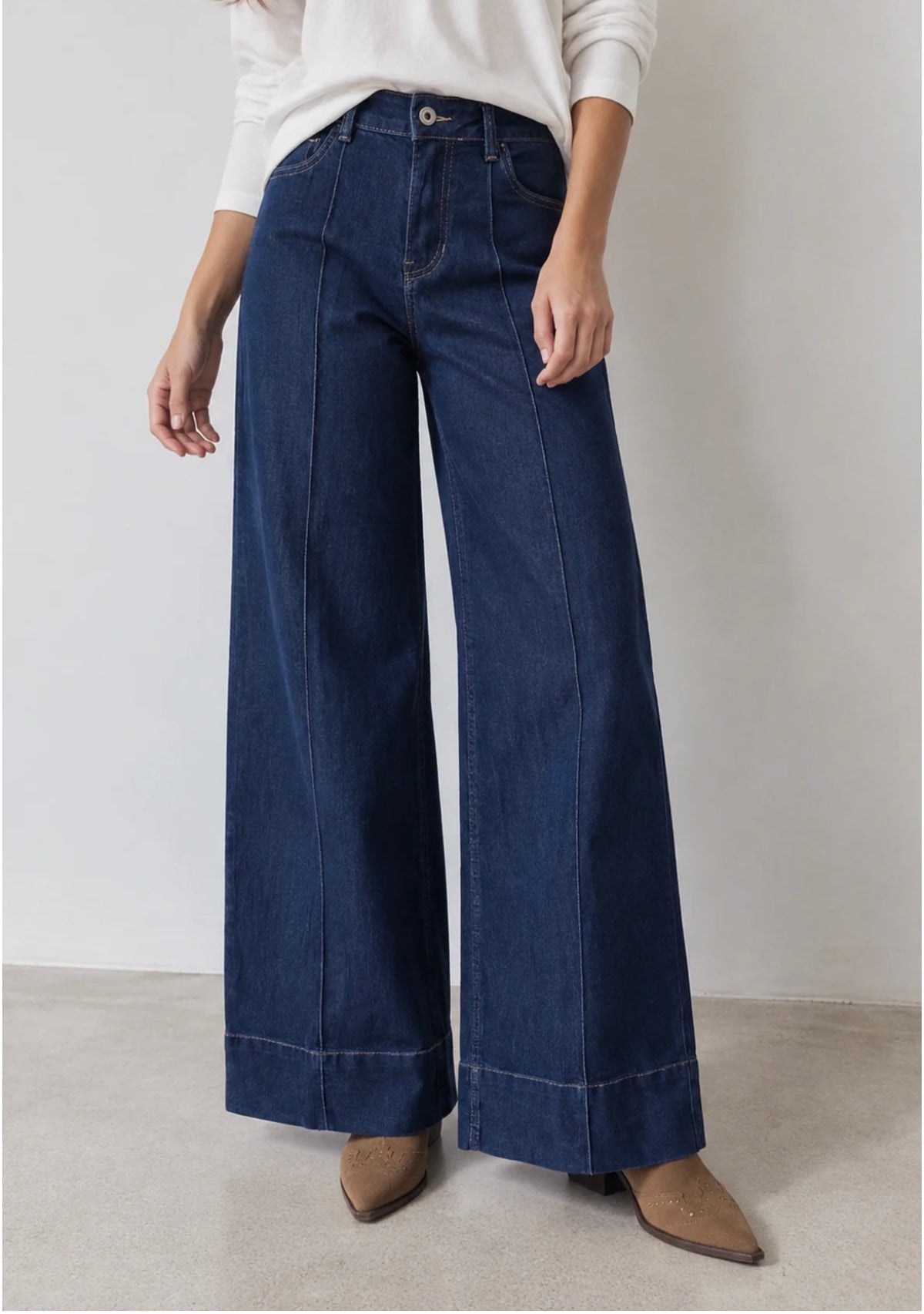 PANTALÓN DENIM RAYA
