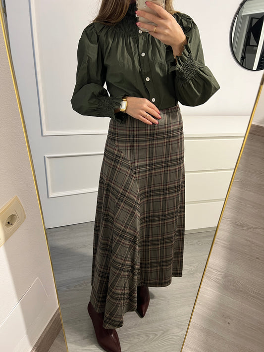 FALDA CAYETANA VERDE