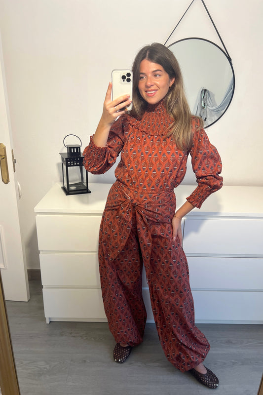 BLUSA ÉTNICA TEJA