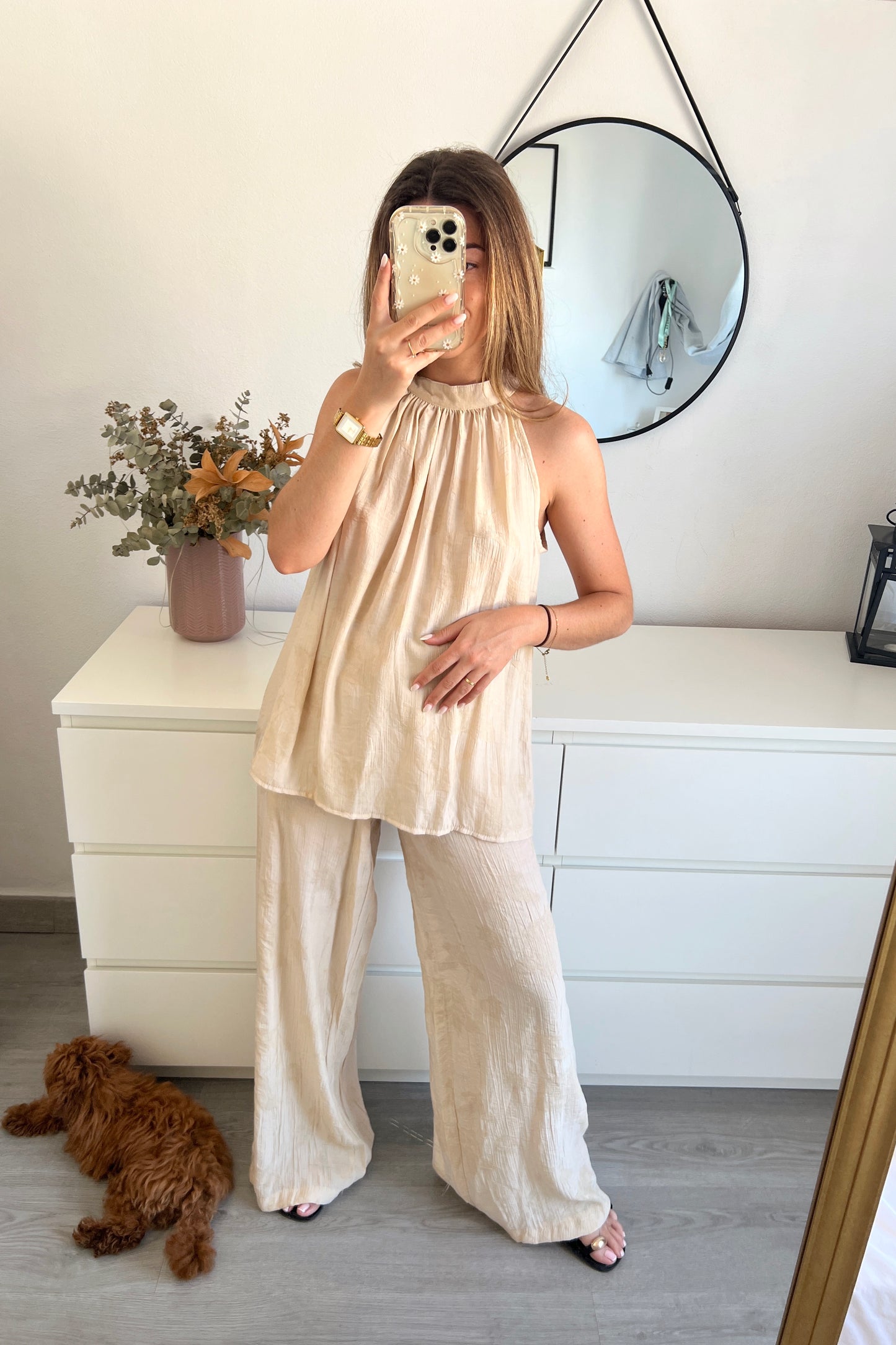 CONJUNTO BIANCA BEIGE