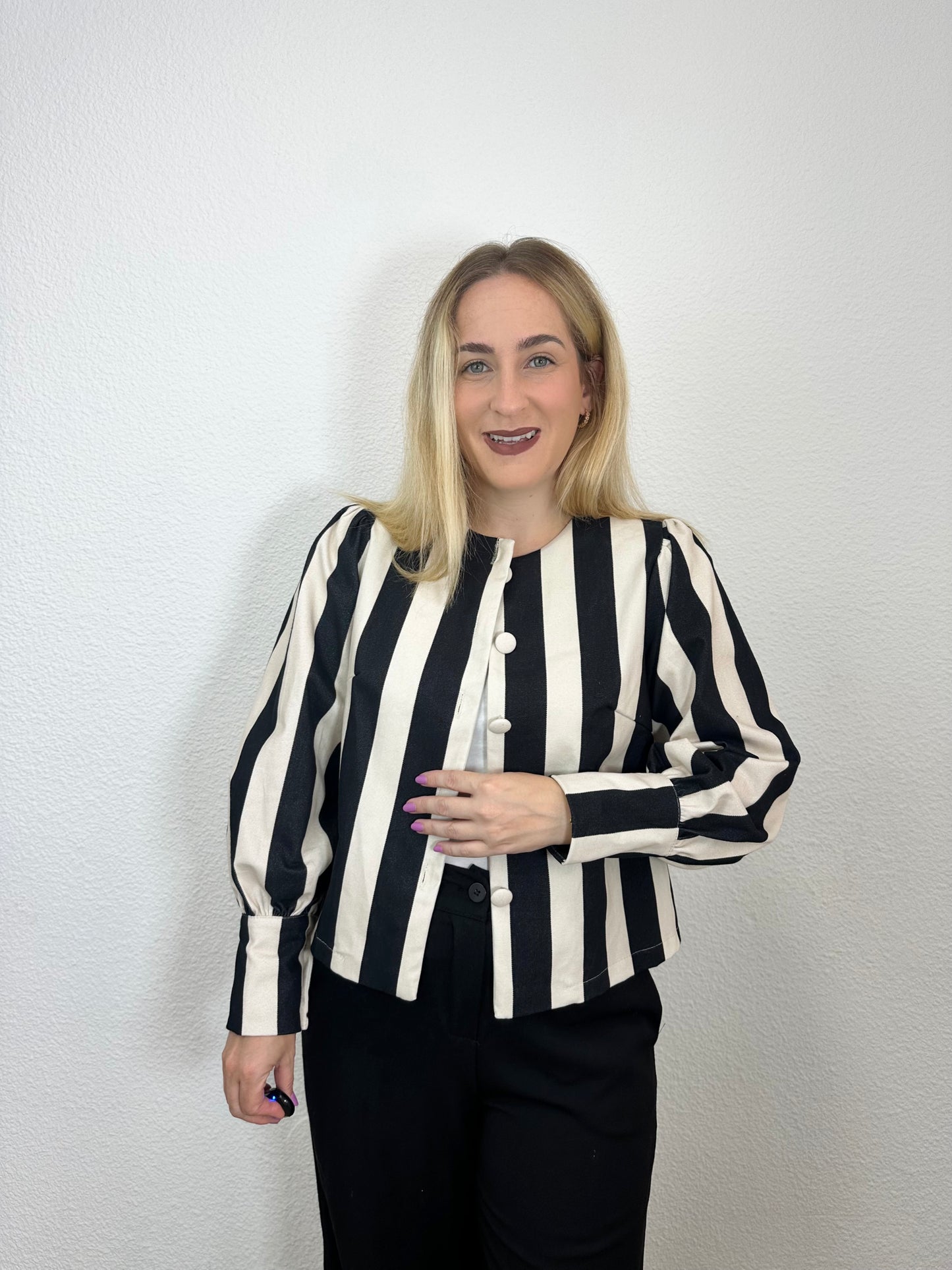 CHAQUETA RAYAS