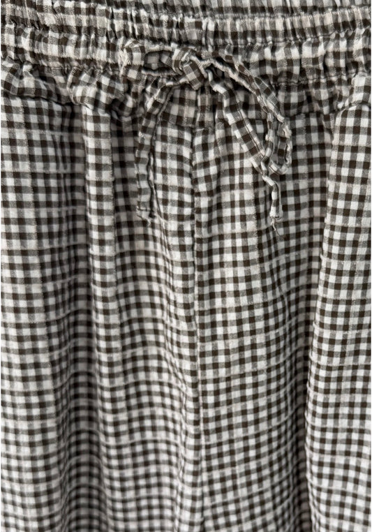PANTALÓN VICHY MARRÓN