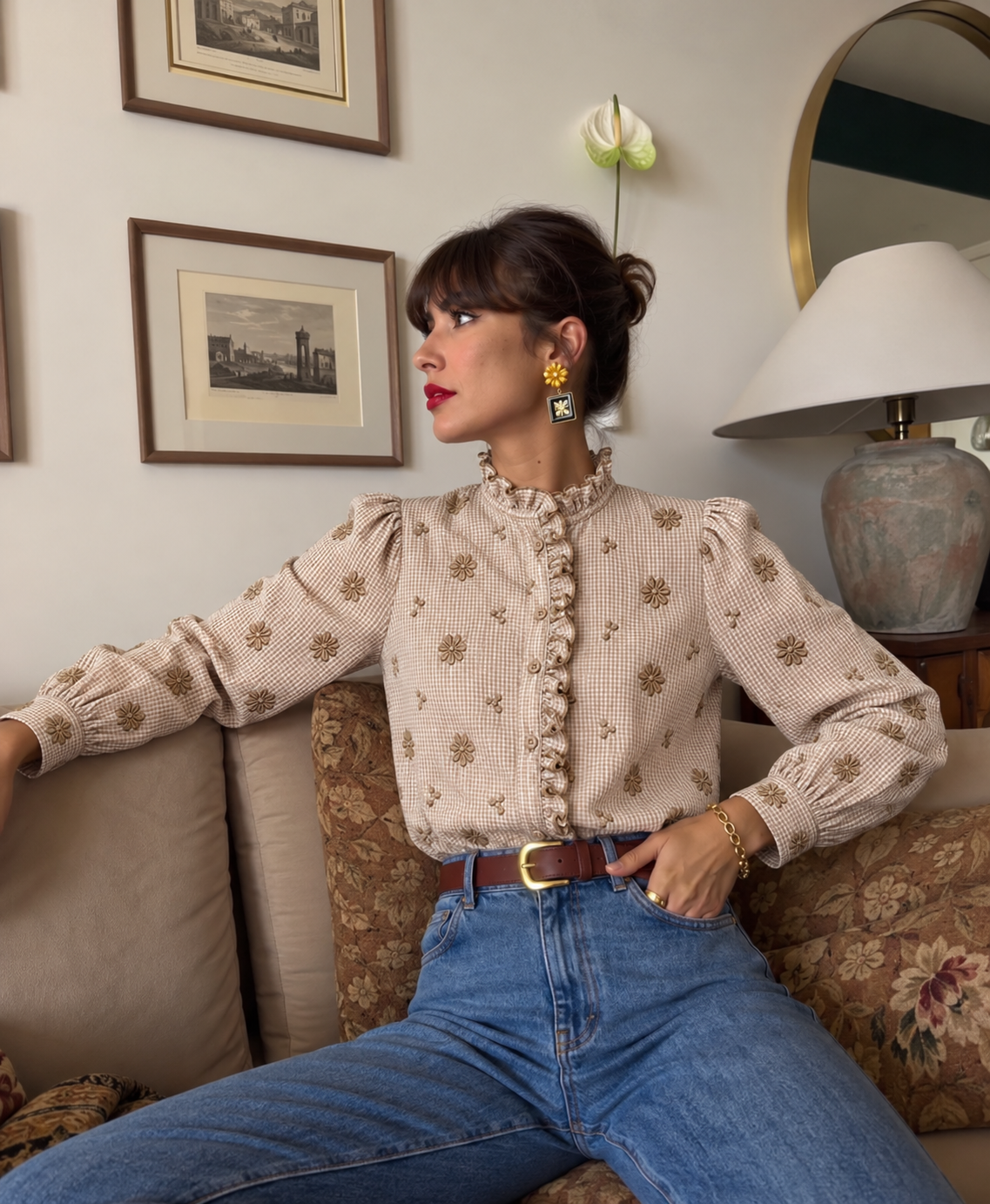 CAMISA CONSTANZA BEIGE