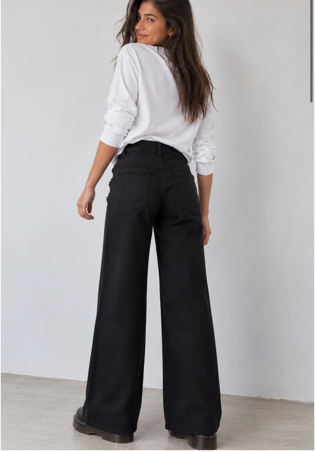 PANTALÓN DENIM NEGRO
