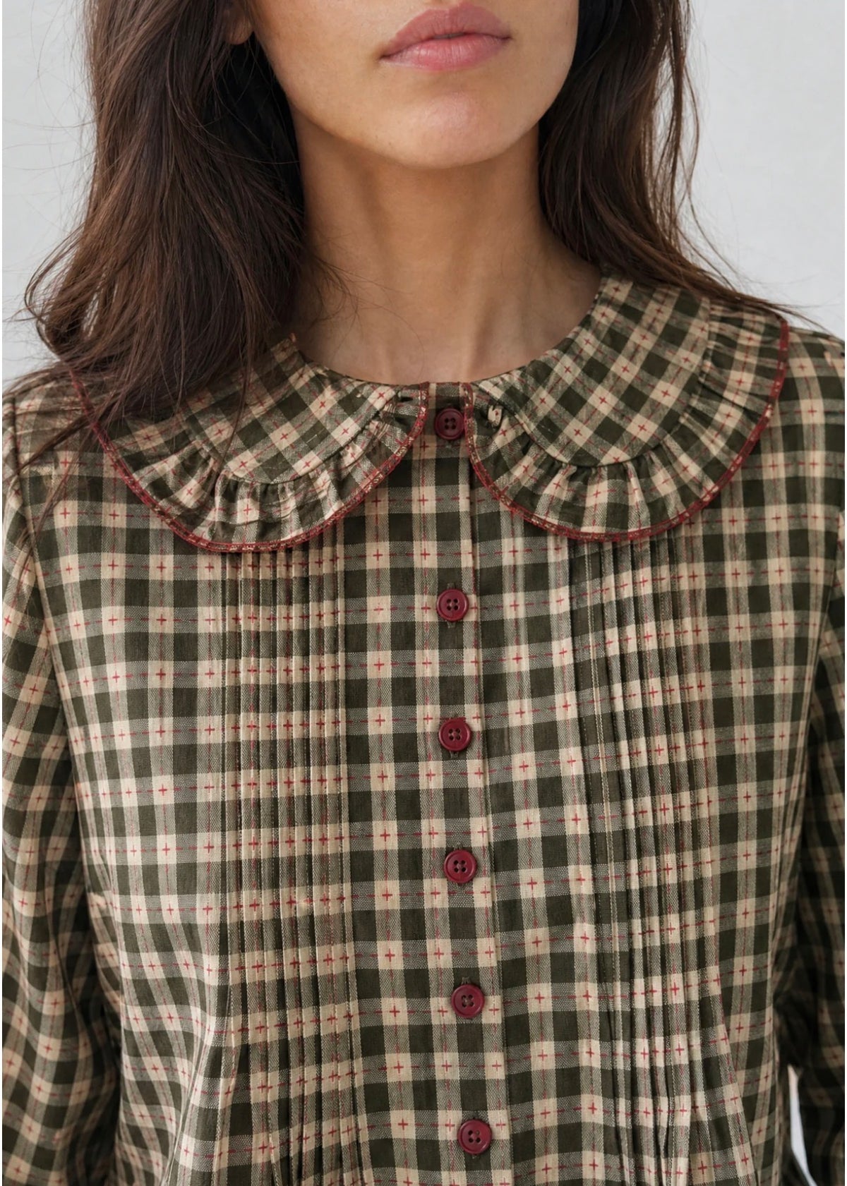 CAMISA CUELLO BEBÉ VERDE