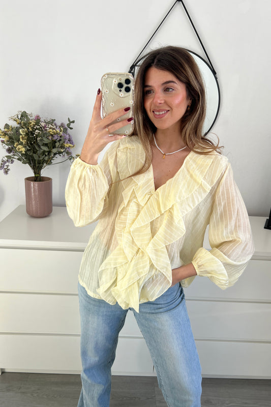 BLUSA CARLOTA AMARILLA