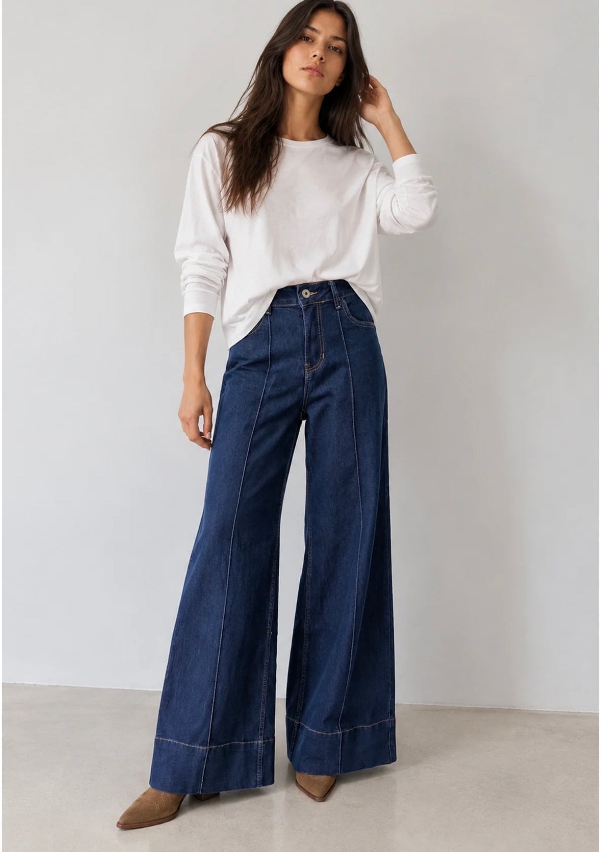 PANTALÓN DENIM RAYA