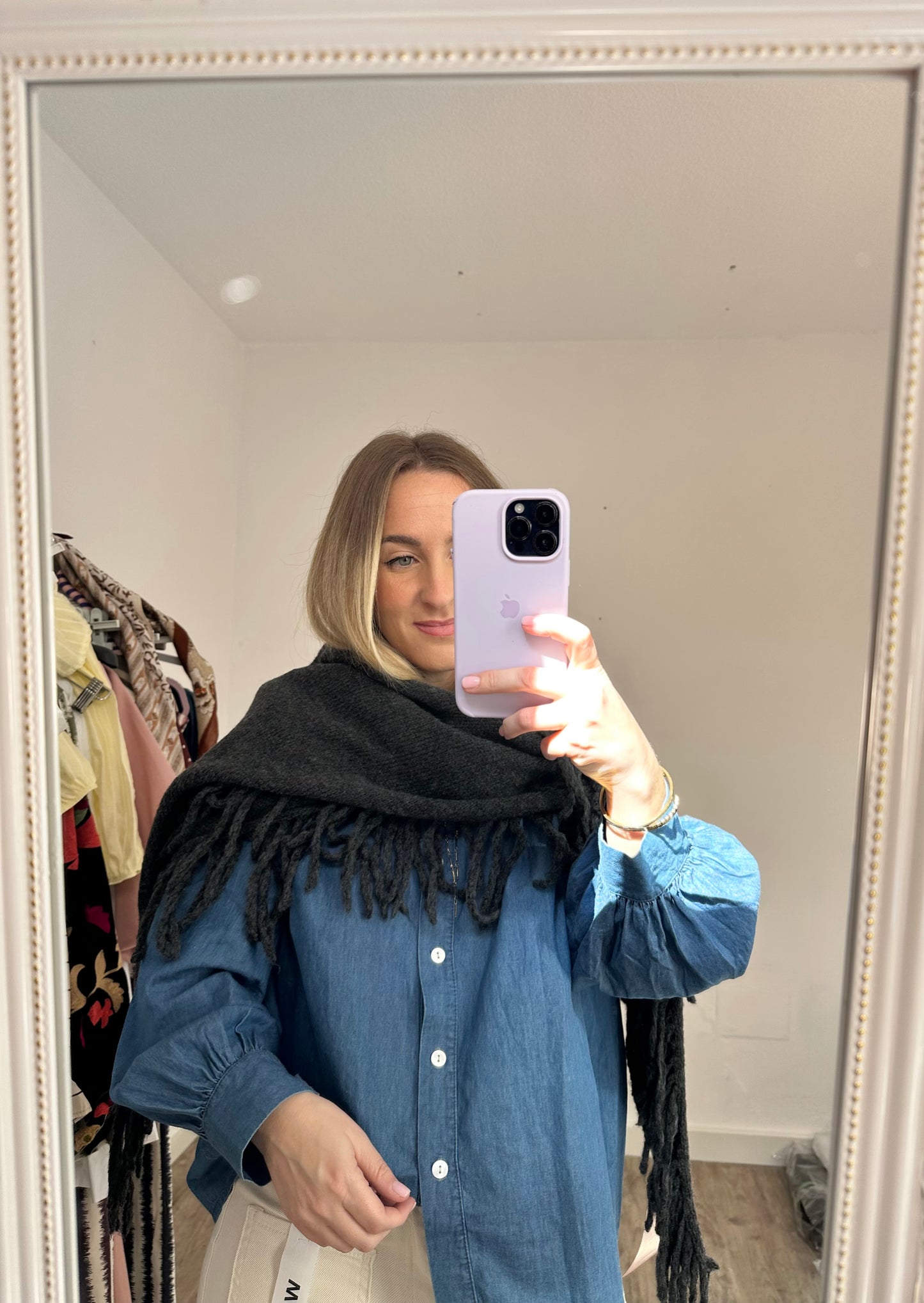 PAÑOLETA GRIS OSCURO