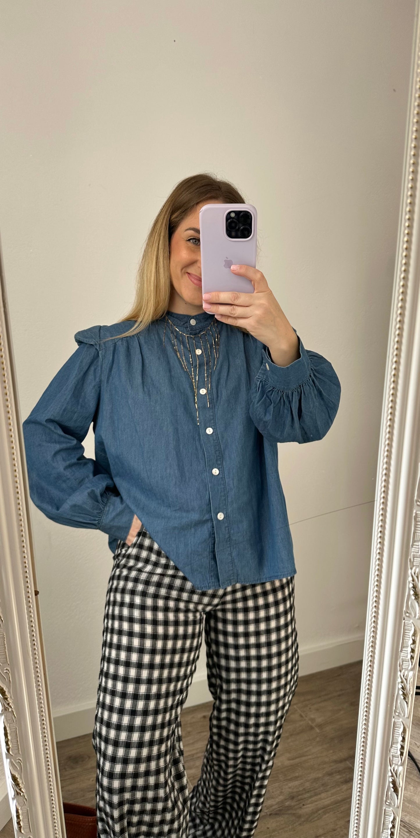 CAMISA DENIM HOMBROS