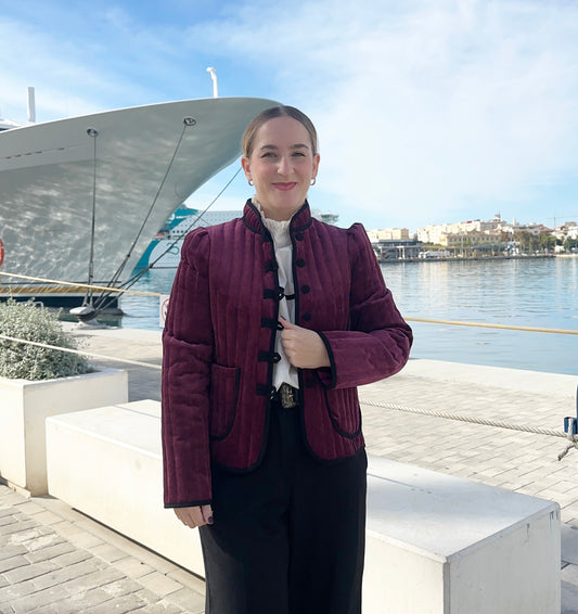 CHAQUETA INÉS TINTO