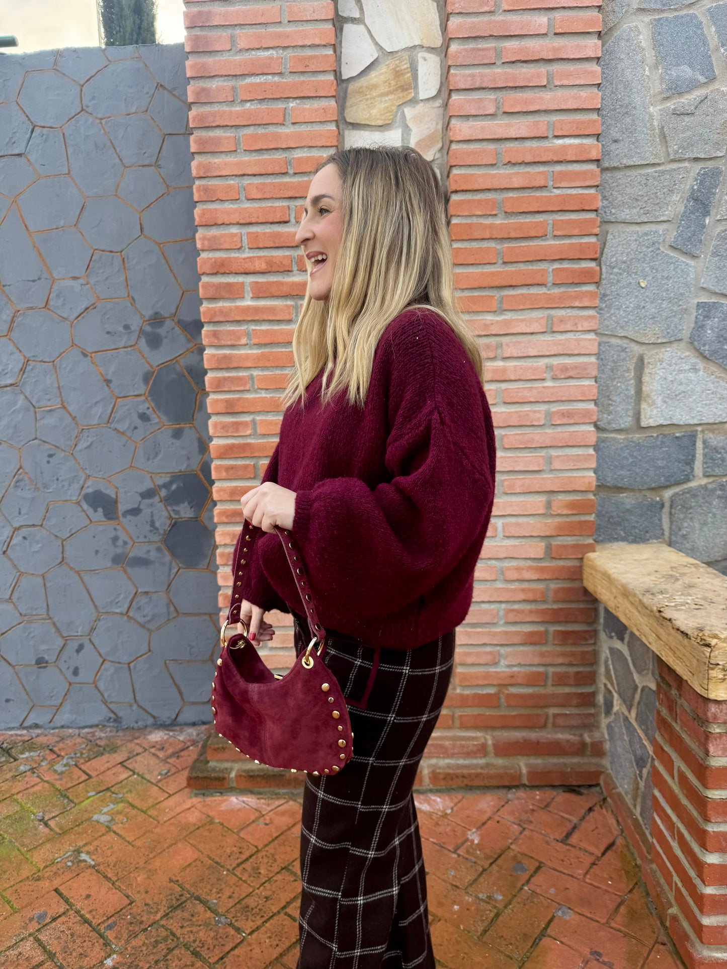 BOLSO PIEL TINTO