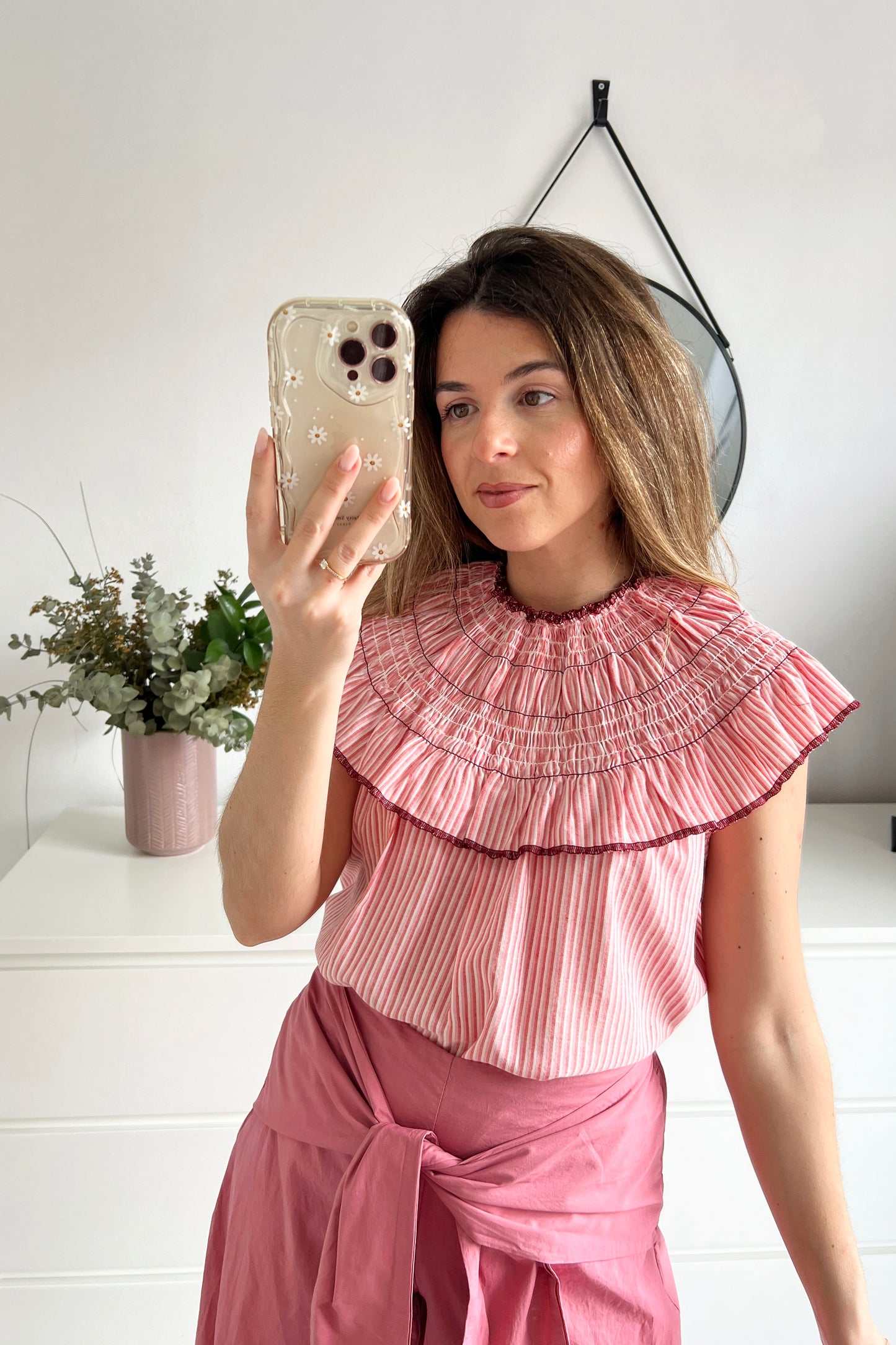 PANTALÓN PAÑUELO ROSA