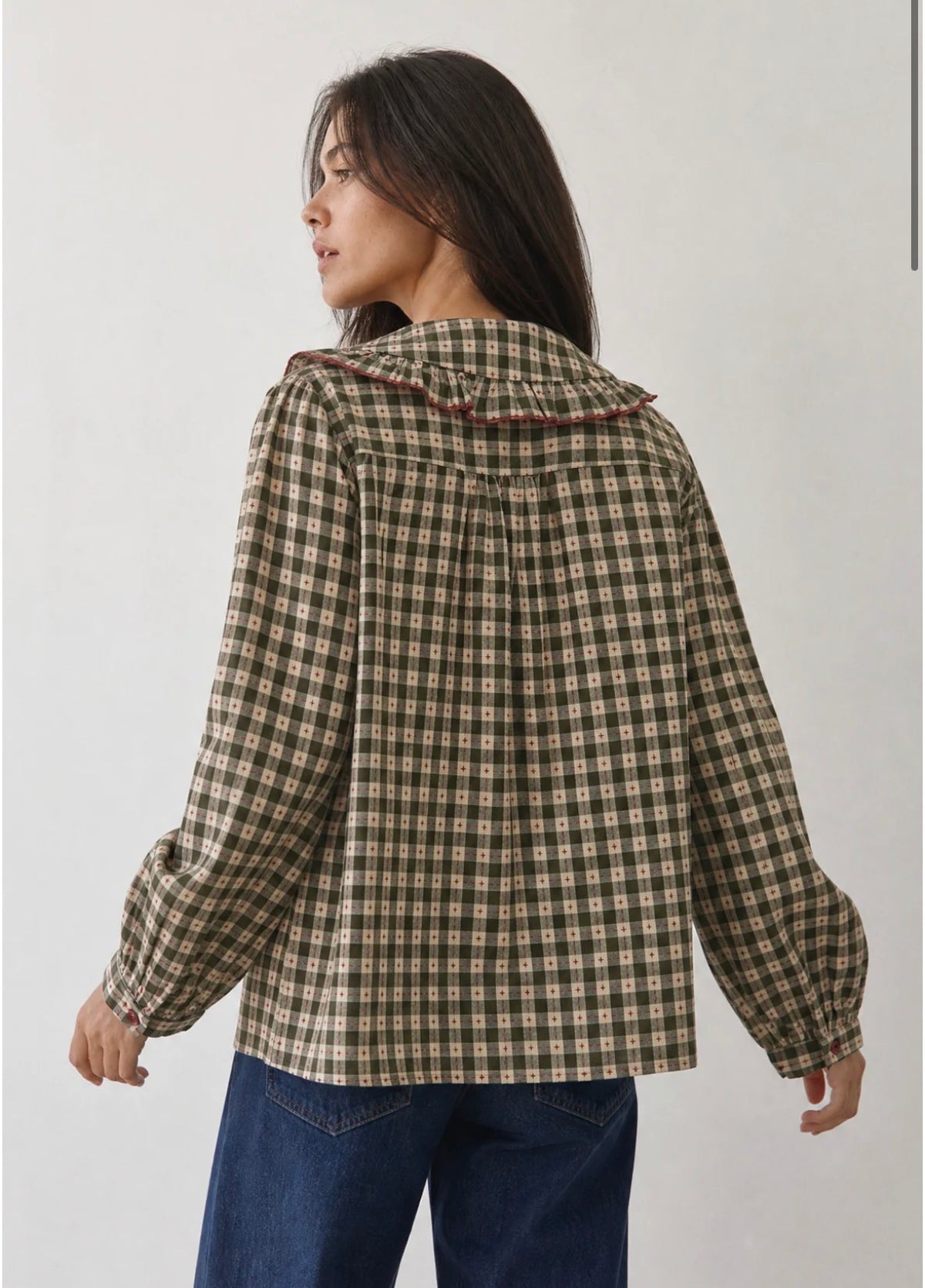 CAMISA CUELLO BEBÉ VERDE