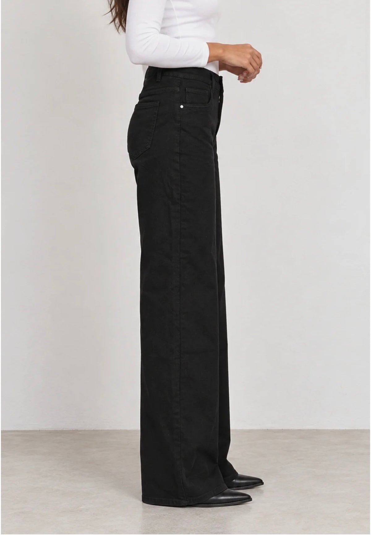PANTALÓN WIDE LEG NEGRO
