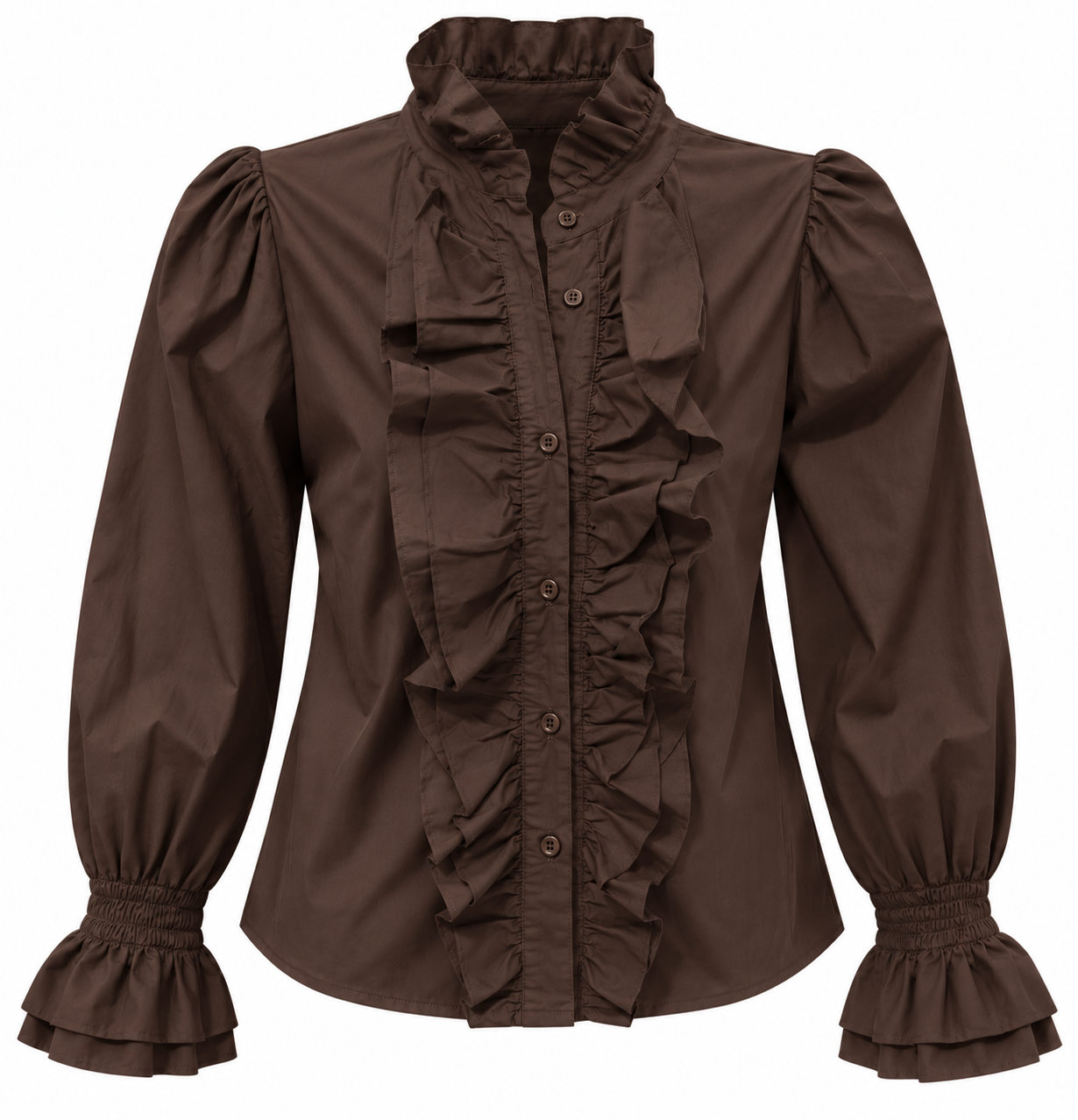 CAMISA VICTORIA MARRÓN