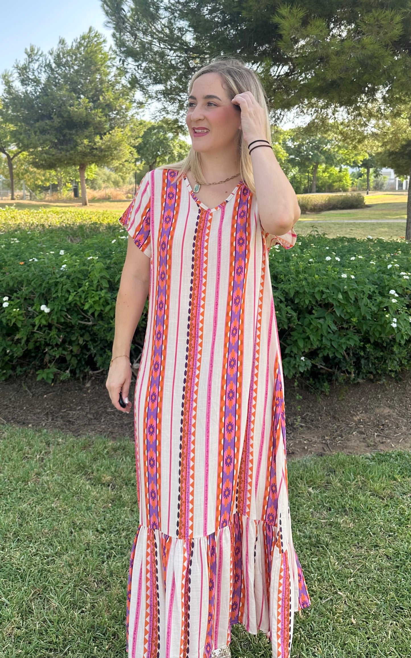 VESTIDO CORAL
