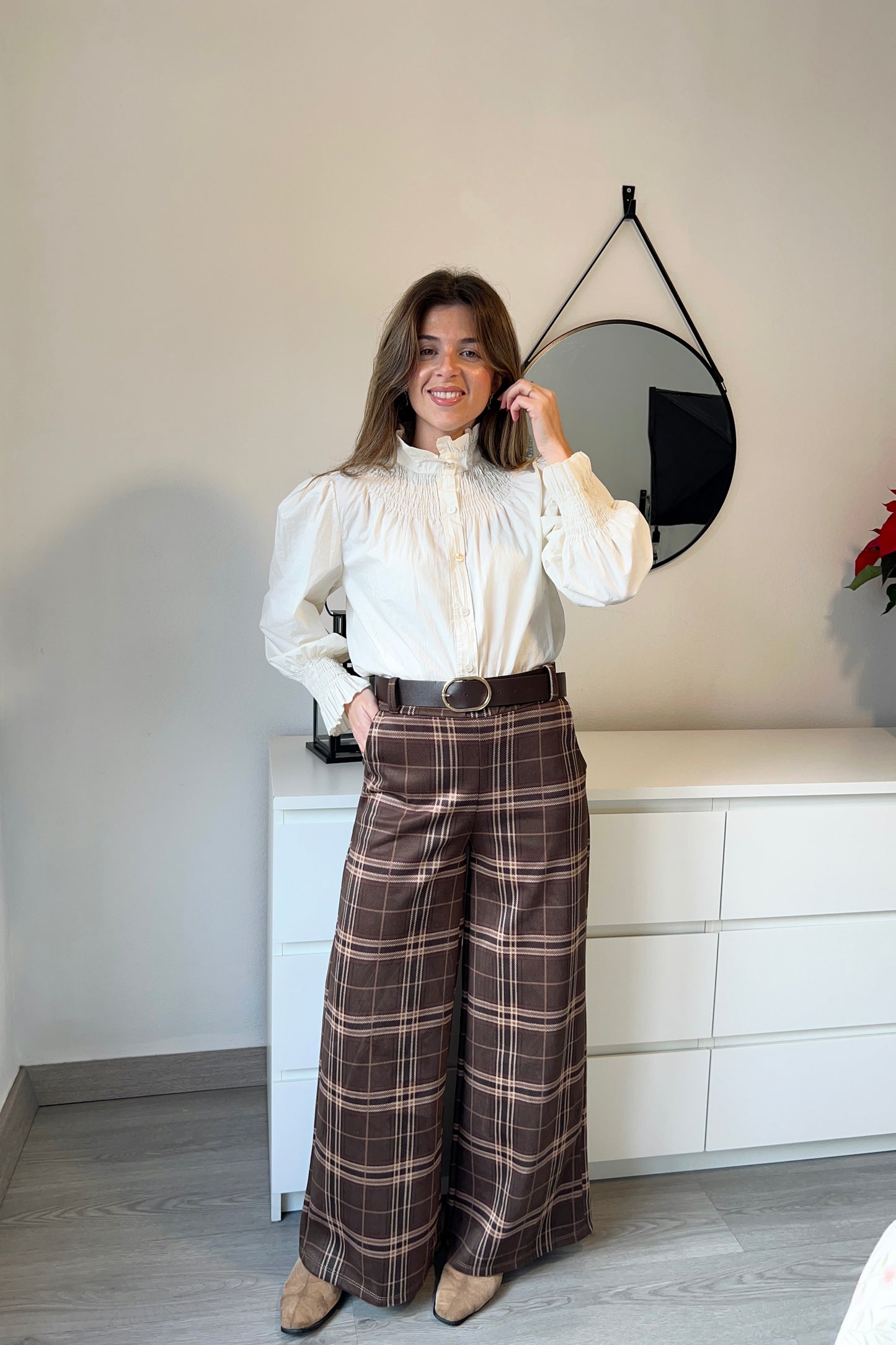 PANTALÓN ANTE MARRÓN