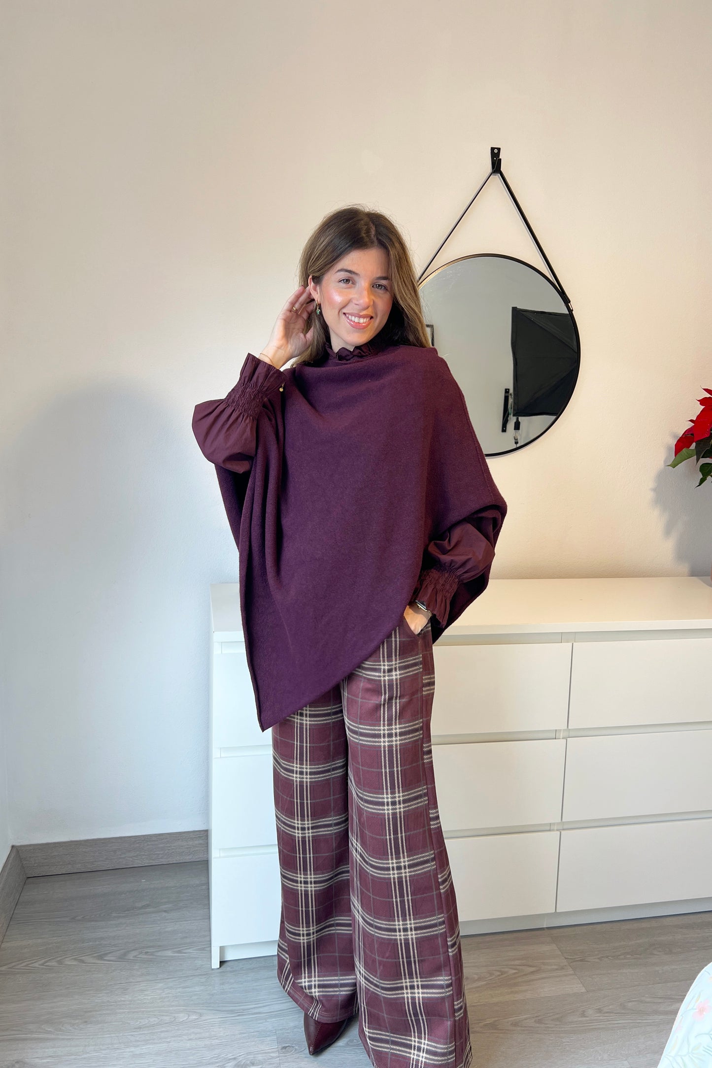 PANTALÓN ANTE BURDEOS