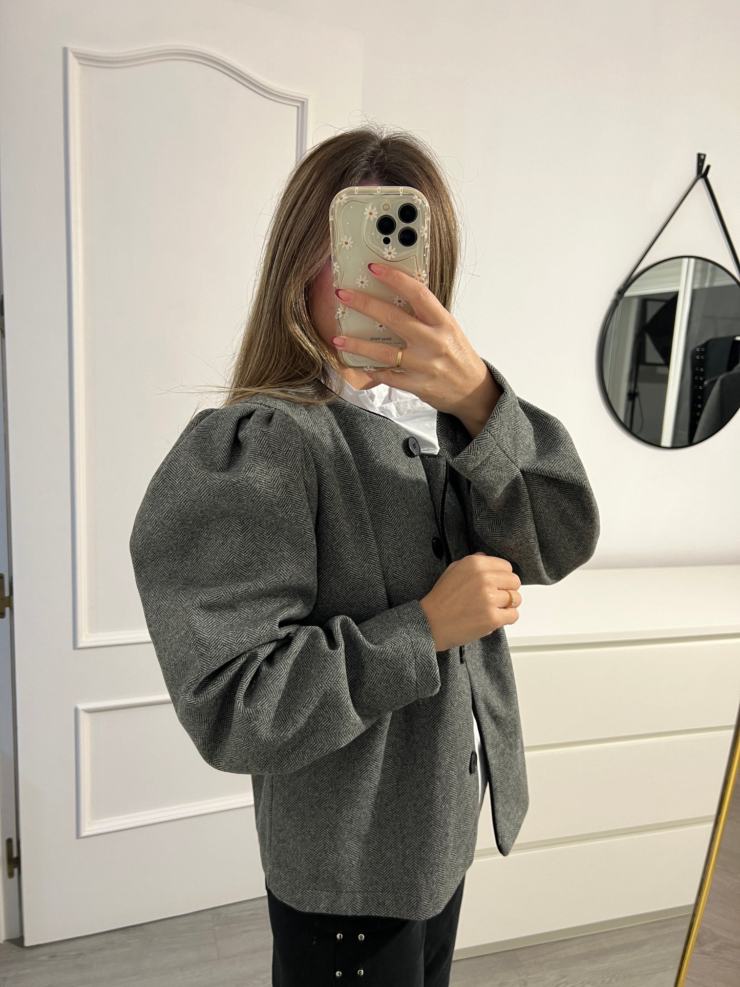 CHAQUETA BEATRIZ GRIS