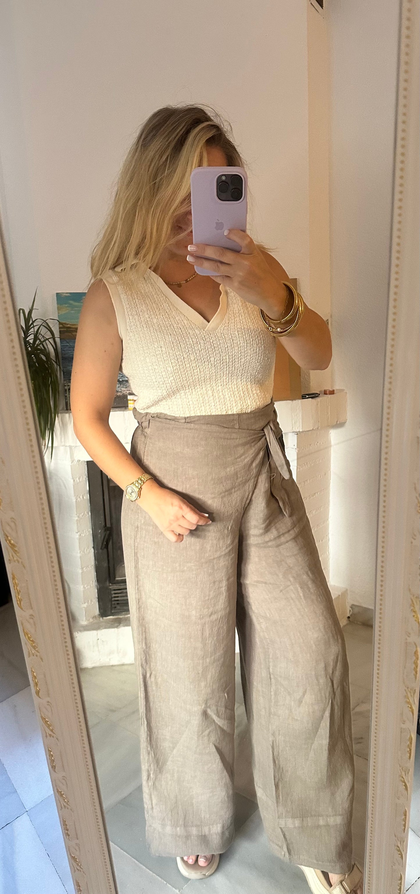 PANTALONES LINO