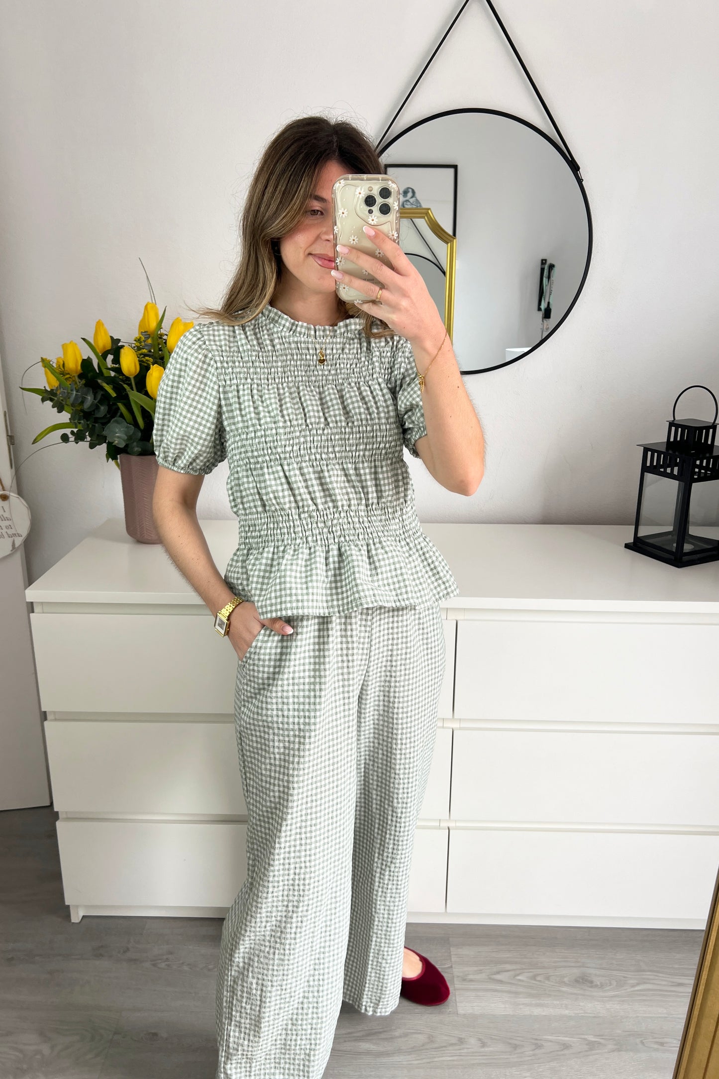 CONJUNTO VICHY VERDE