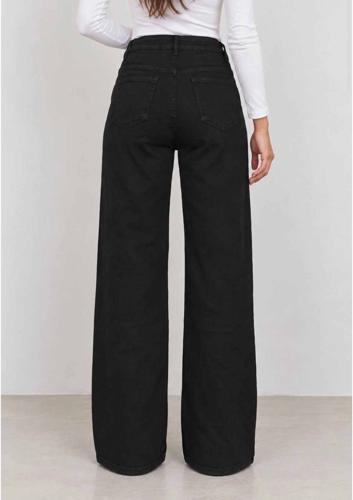 PANTALÓN WIDE LEG NEGRO