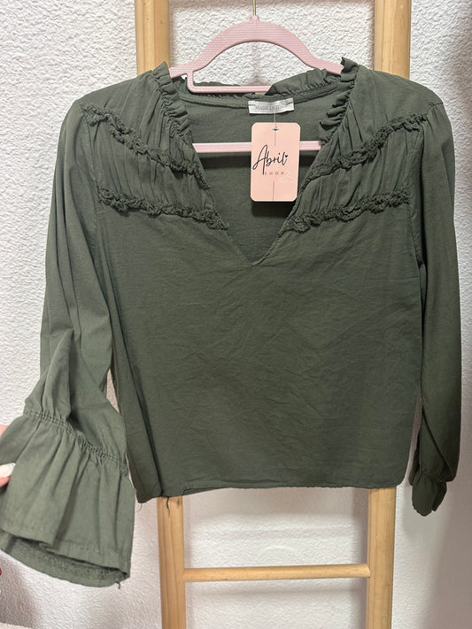 BLUSA VERDE MILITAR