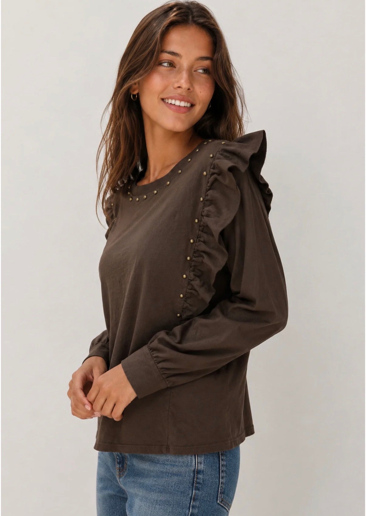CAMISA TAMI MARRÓN