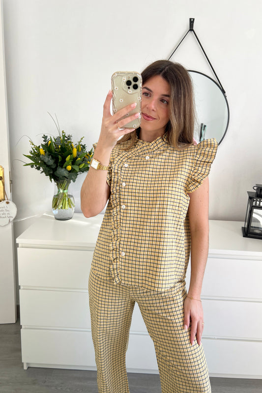 CAMISA MARTINA MOSTAZA