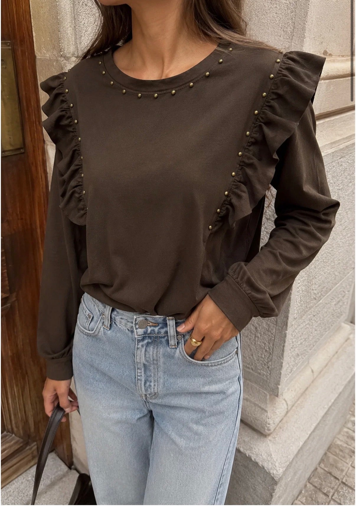 CAMISA TAMI MARRÓN