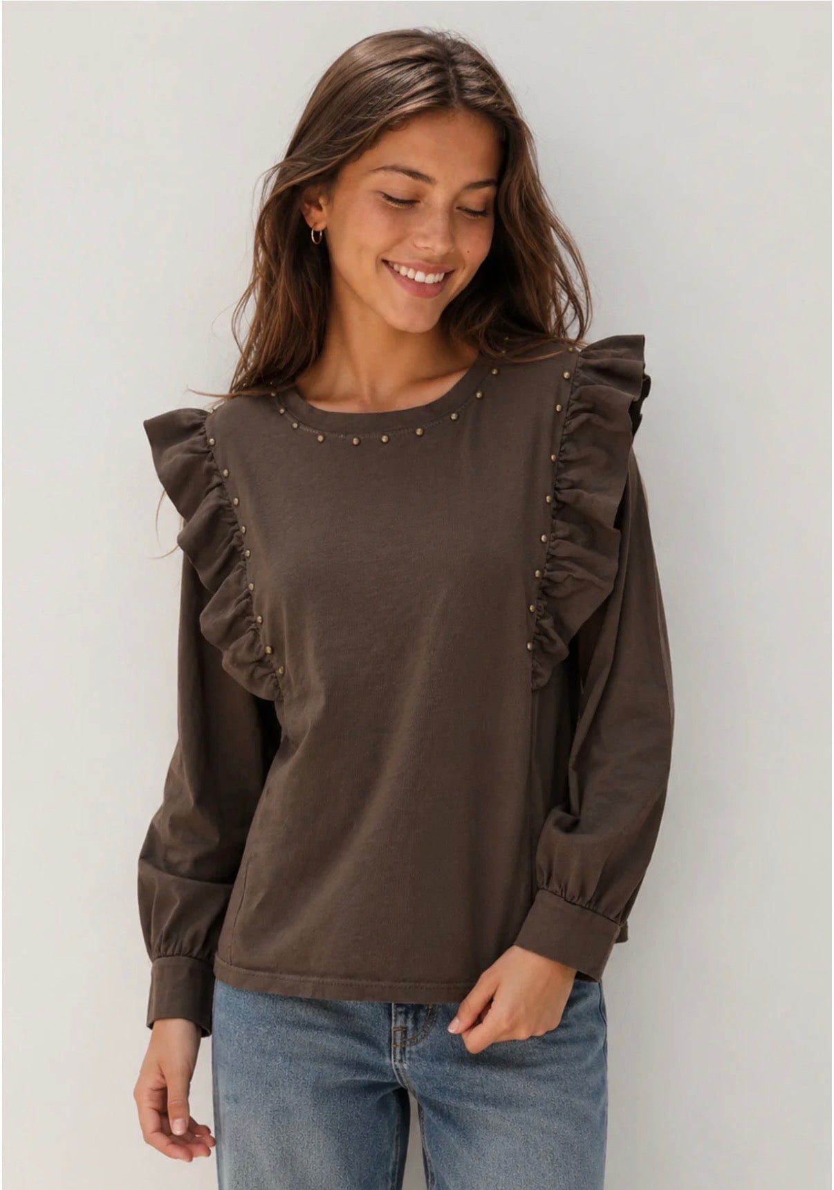 CAMISA TAMI MARRÓN