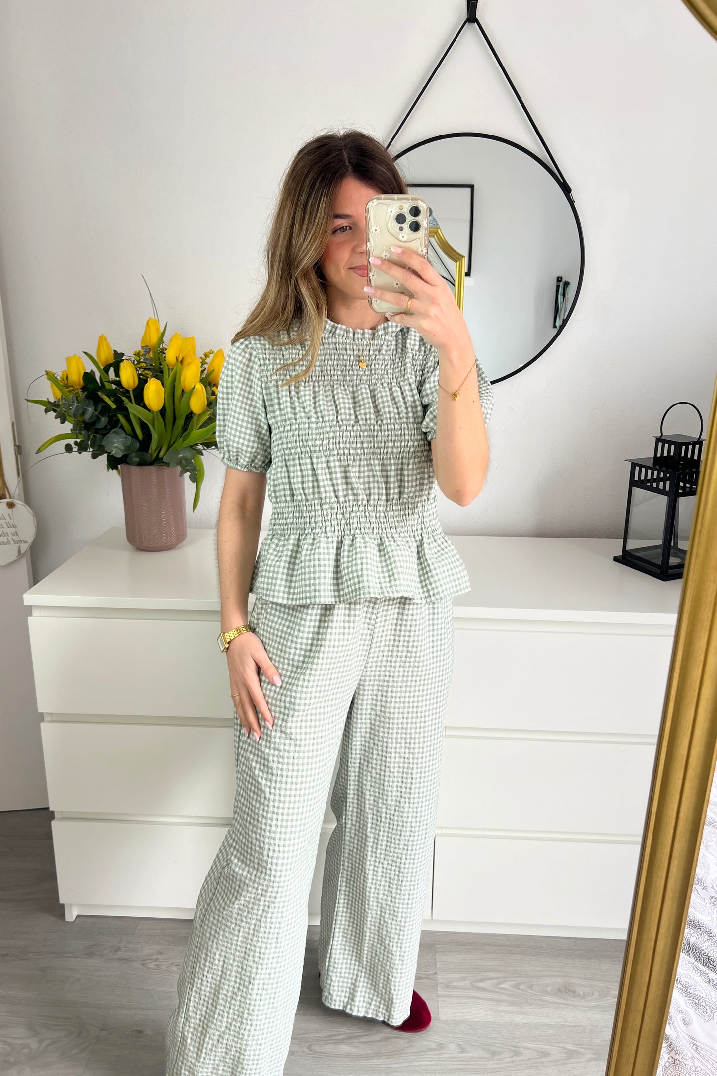 CONJUNTO VICHY VERDE